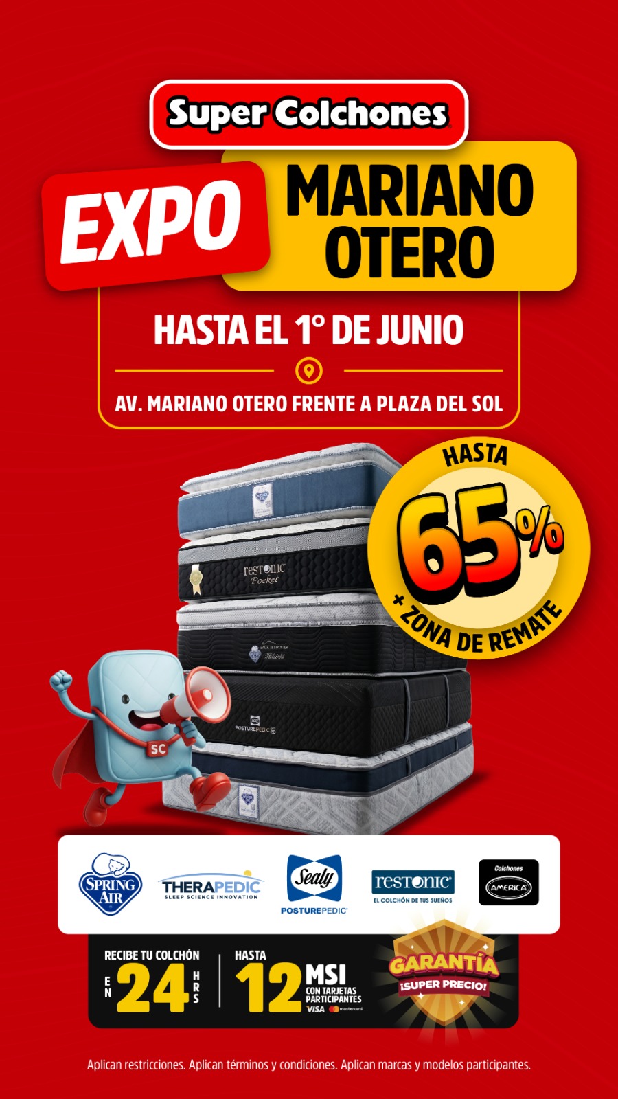 Super Colchones Pacífico Facebook ad