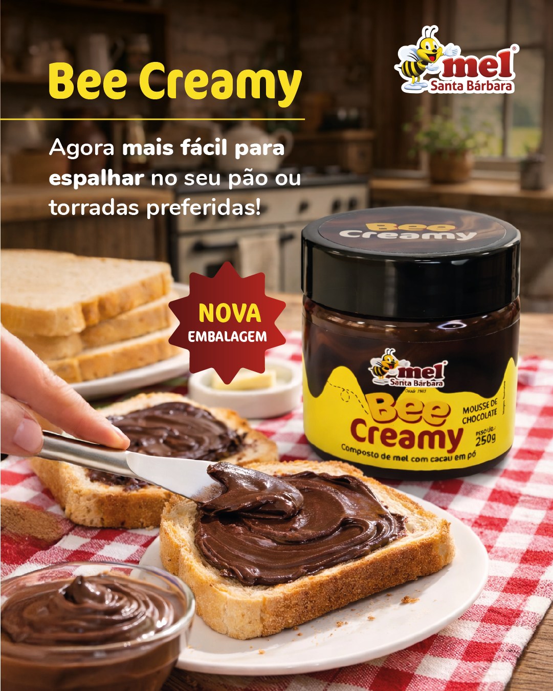 Mel Santa Bárbara Facebook ad: COMPRE 3 GANHE 15% DE DESCONTO - Mel Santa Bárbara