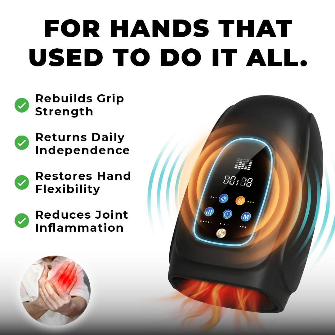 Shop Soltra Facebook ad: End Stiff, Aching Hands.