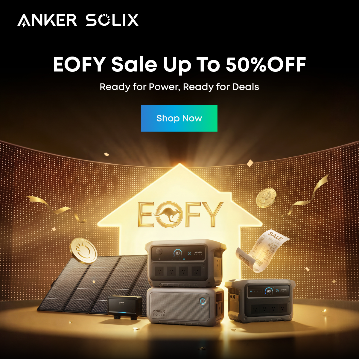 Anker SOLIX Facebook ad
