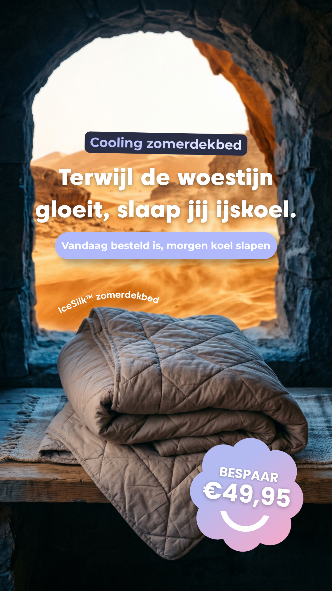 HappyBed Facebook ad