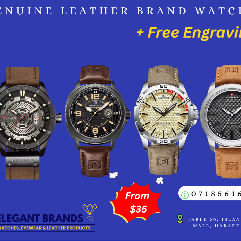 Elegant Watches And Sunglasses Facebook ad: Chat on Messenger