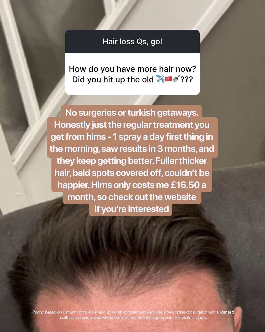 hims Facebook ad