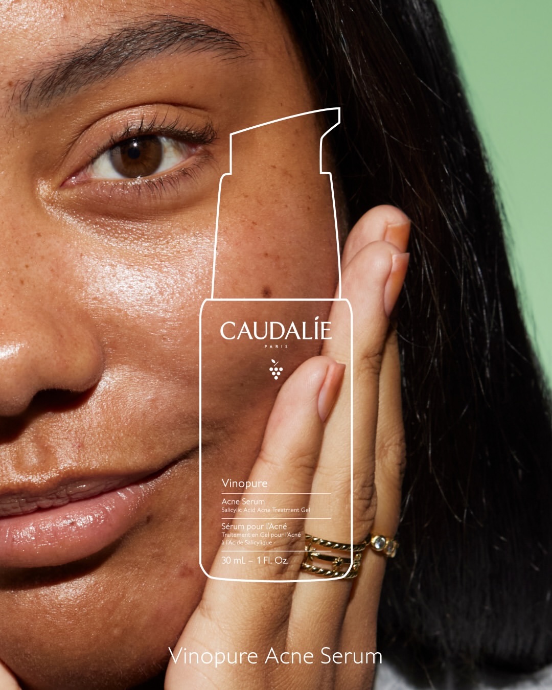 Caudalie Facebook ad: The one stop solution to treat and help…