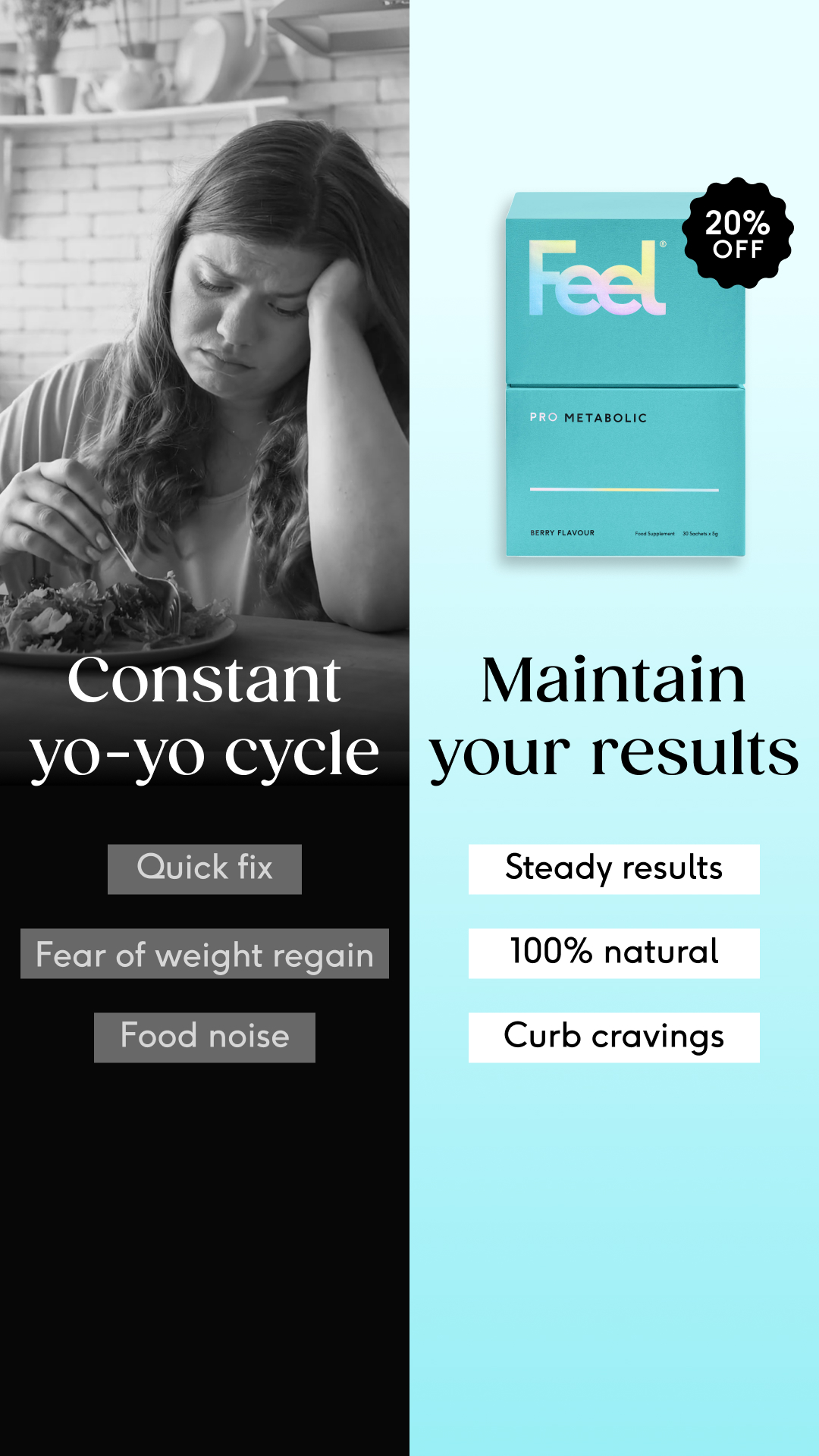 Feel Facebook ad