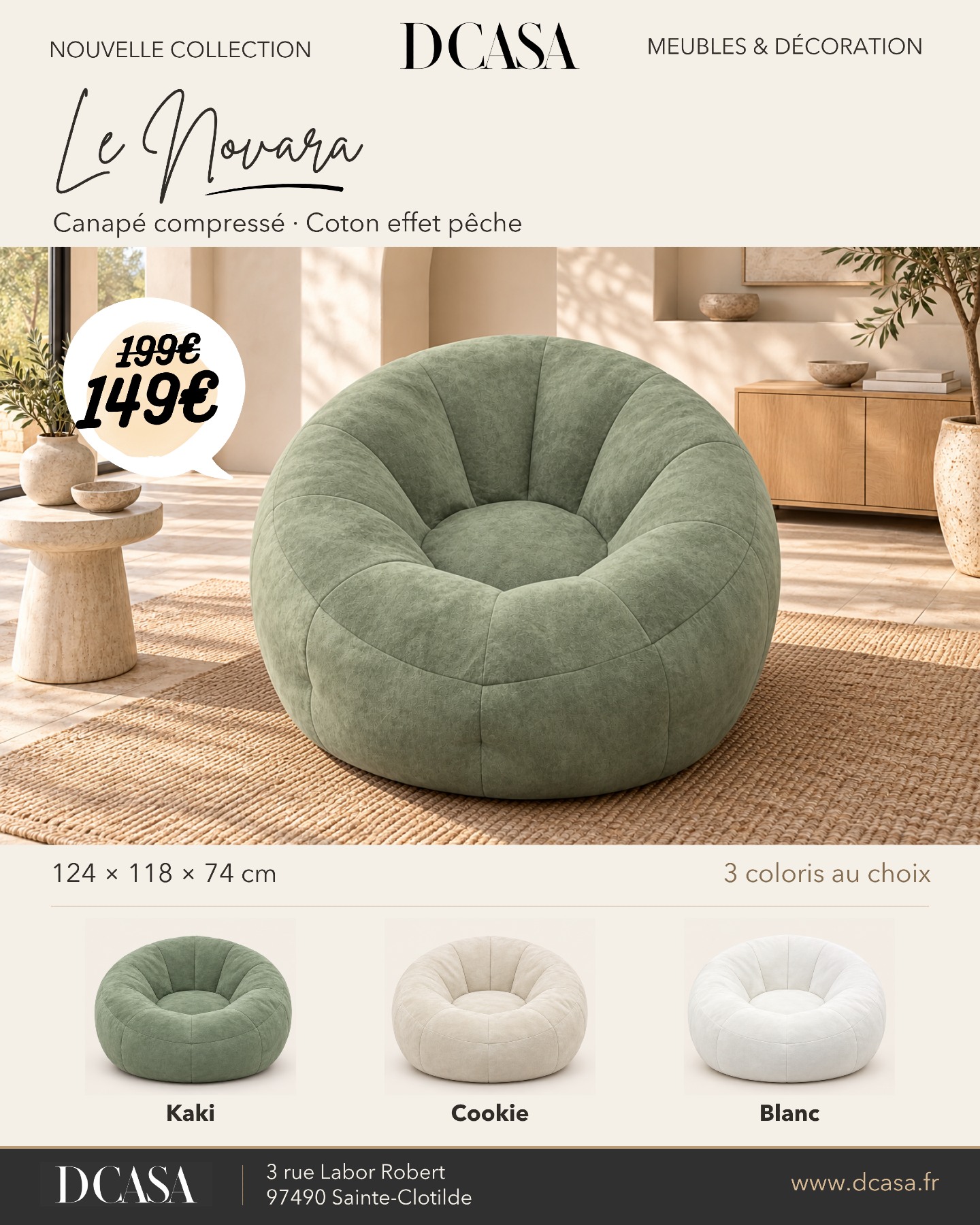 d'Casa Center Facebook ad: Nouvelle Collection!