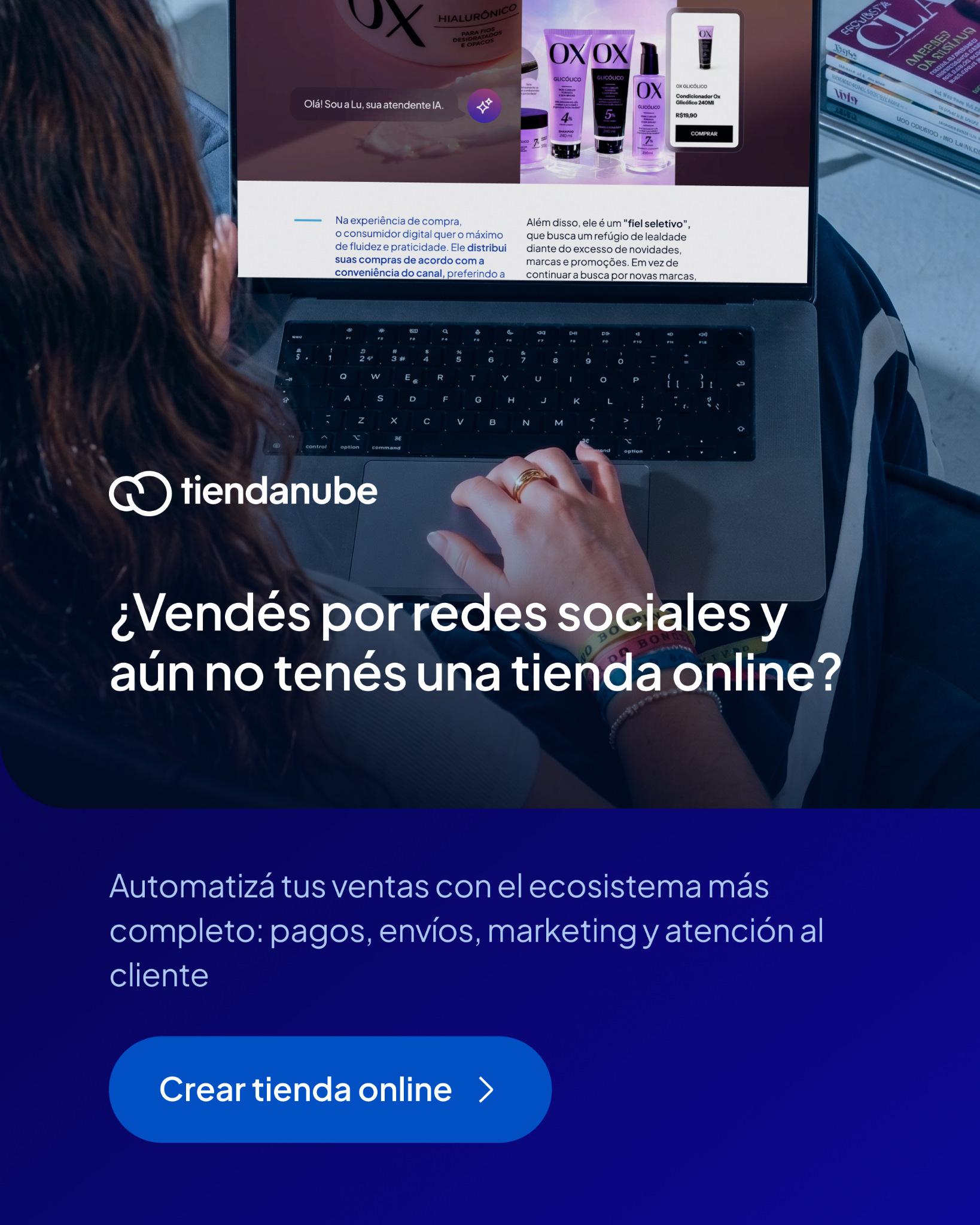 Tiendanube Facebook ad