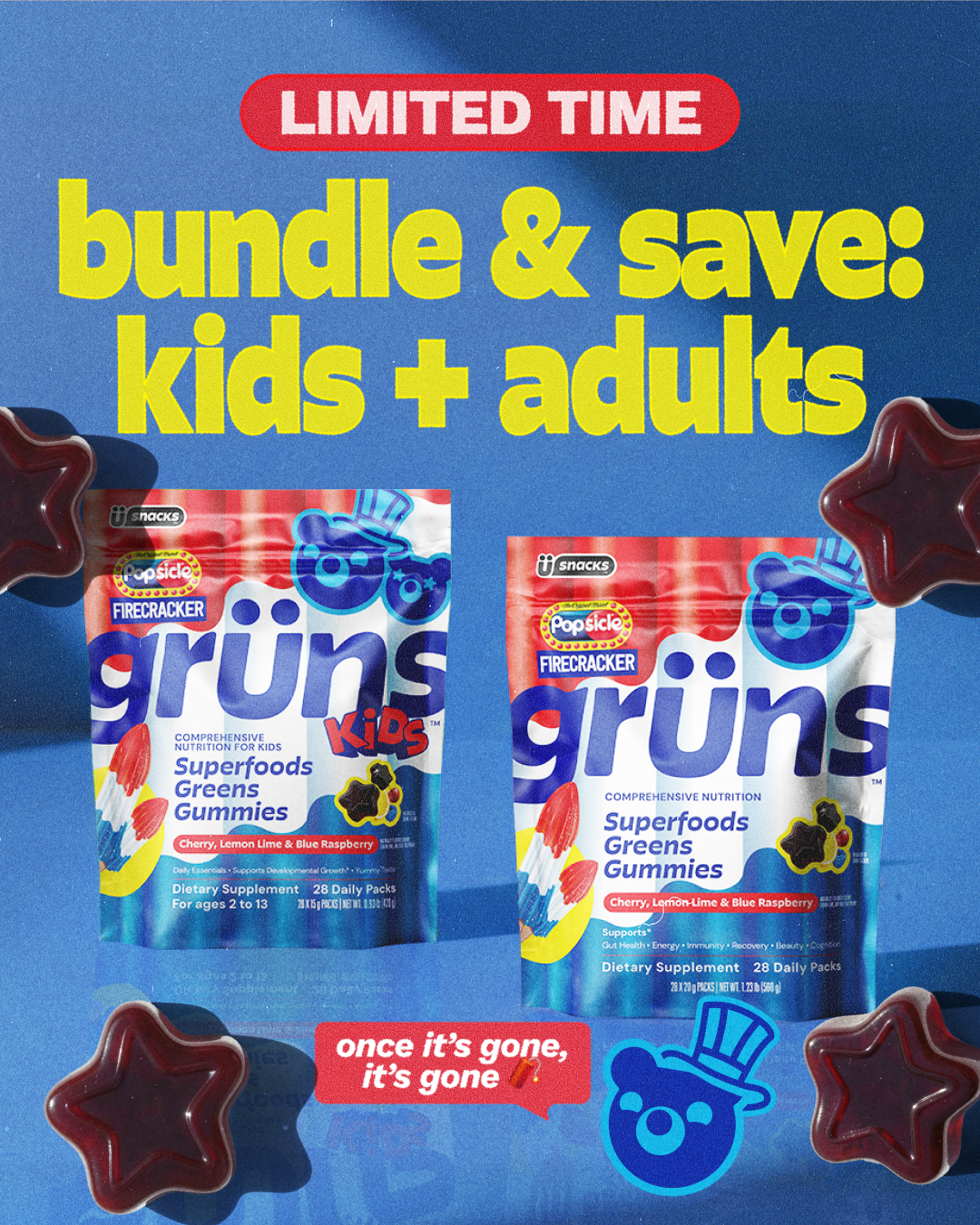 Grüns Kids Facebook ad