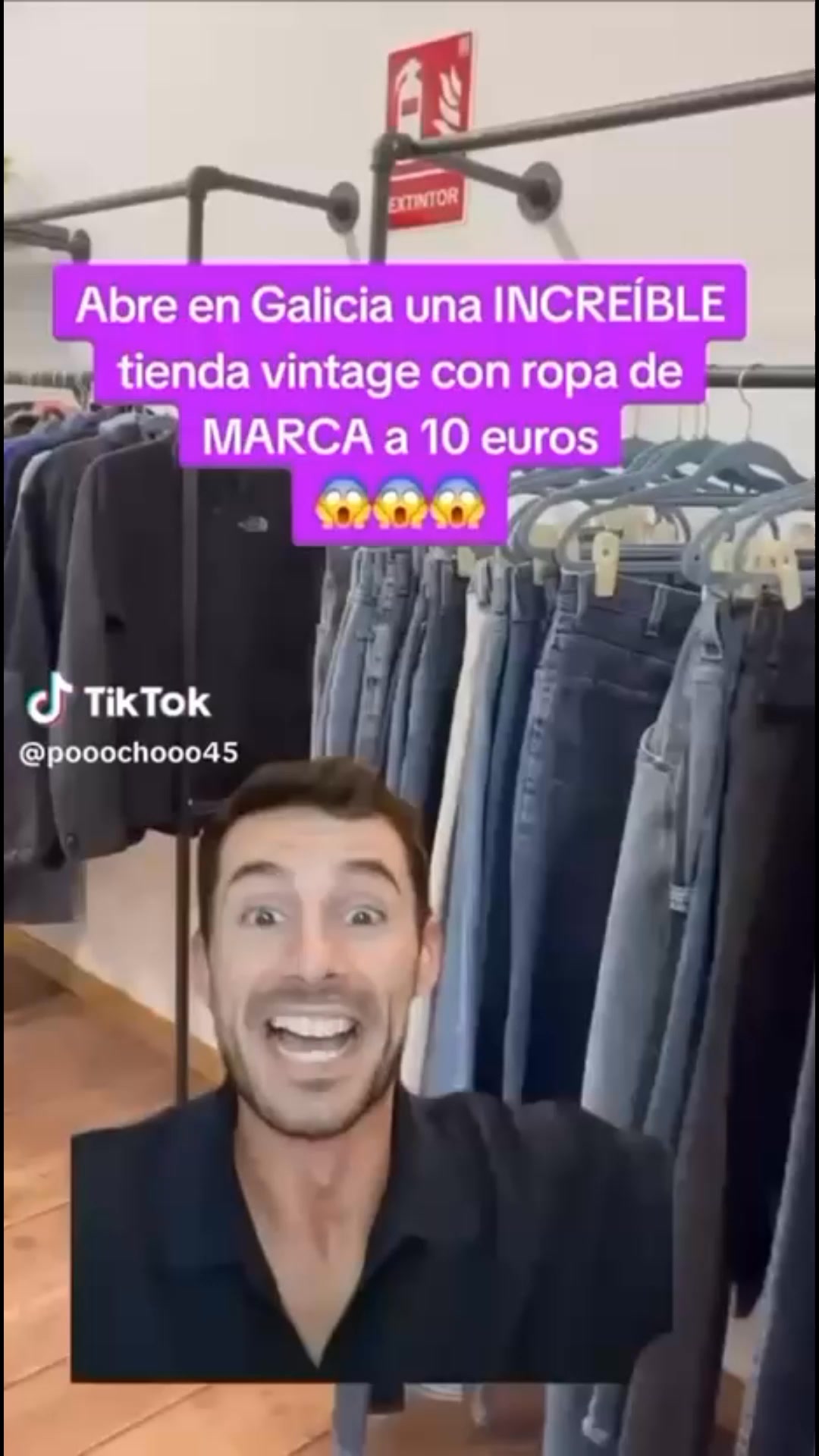 Olivintage Clothing Facebook ad: Llega a Vigo el lugar donde vestir de…