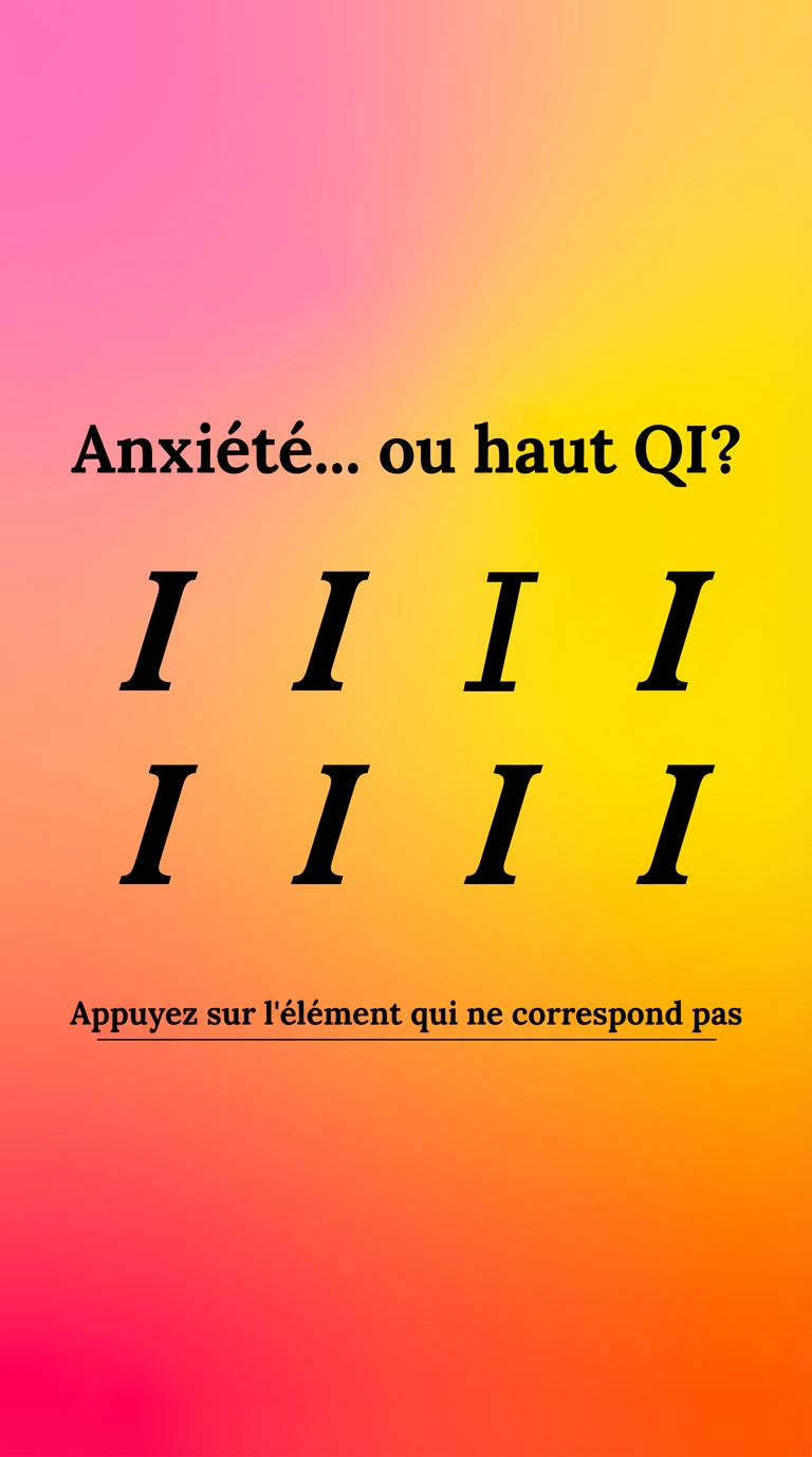 International IQ test Facebook ad