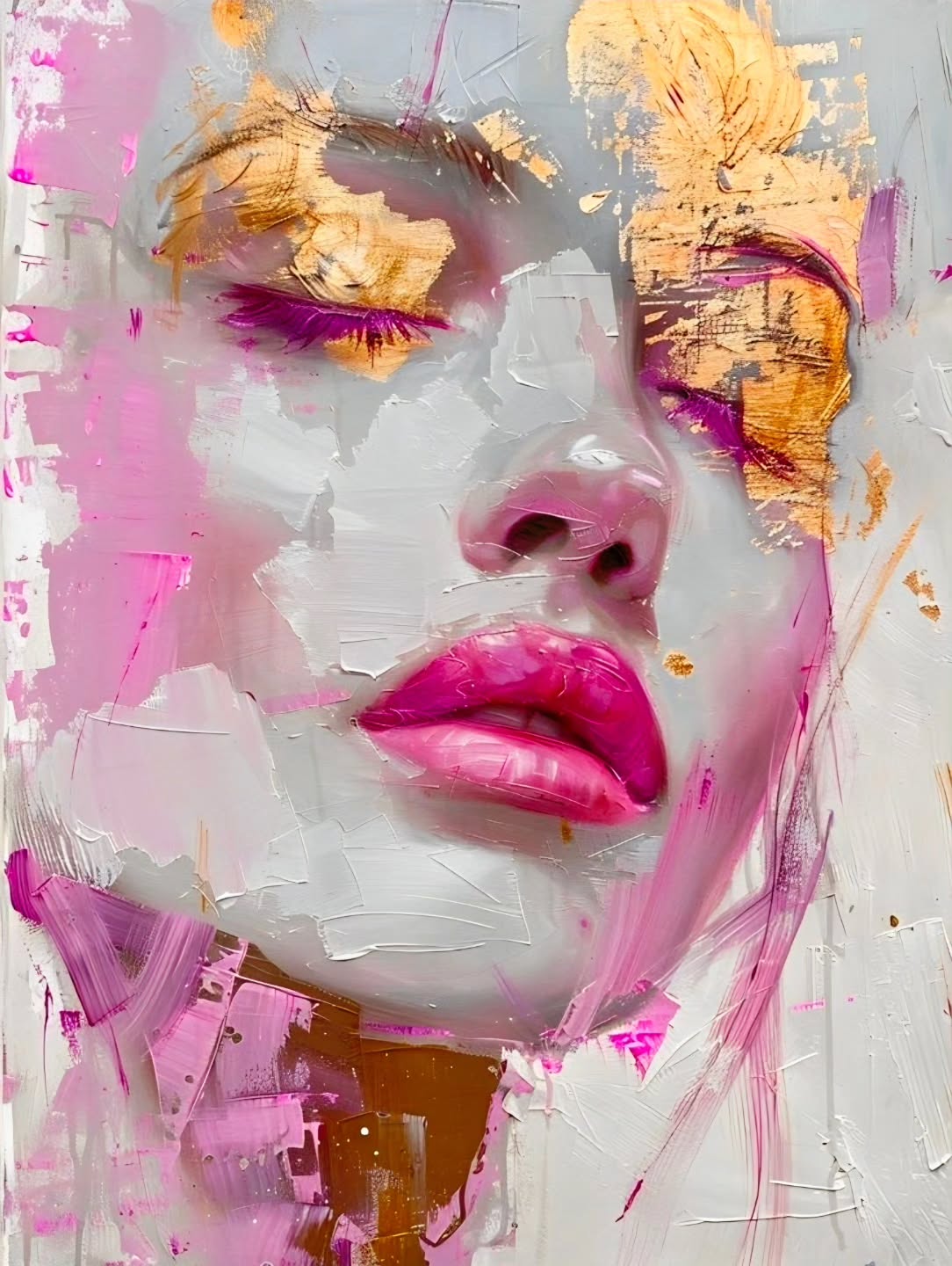 WVD ART - Moderne Abstracte schilderijen Facebook ad: Face 096