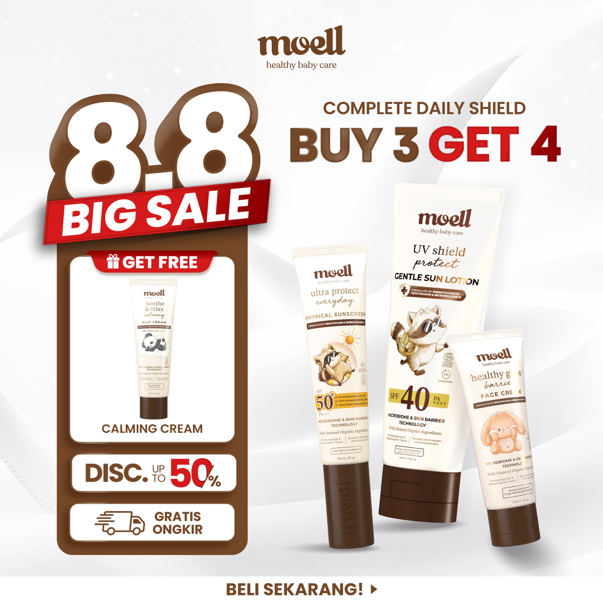 Moell Baby Skincare Facebook ad