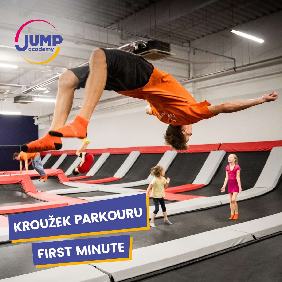 Jump Academy Olomouc Facebook ad: Kroužek parkouru