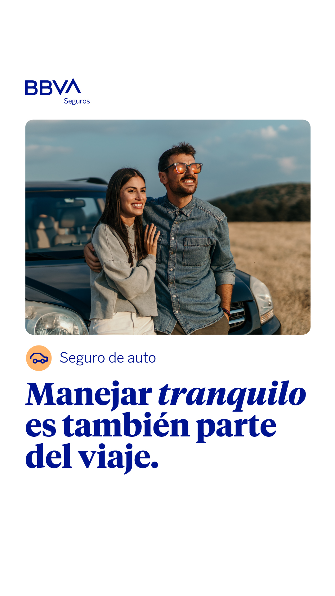 BBVA Seguros en Argentina Facebook ad: Movete Seguro. Seguro de autos BBVA Seguros