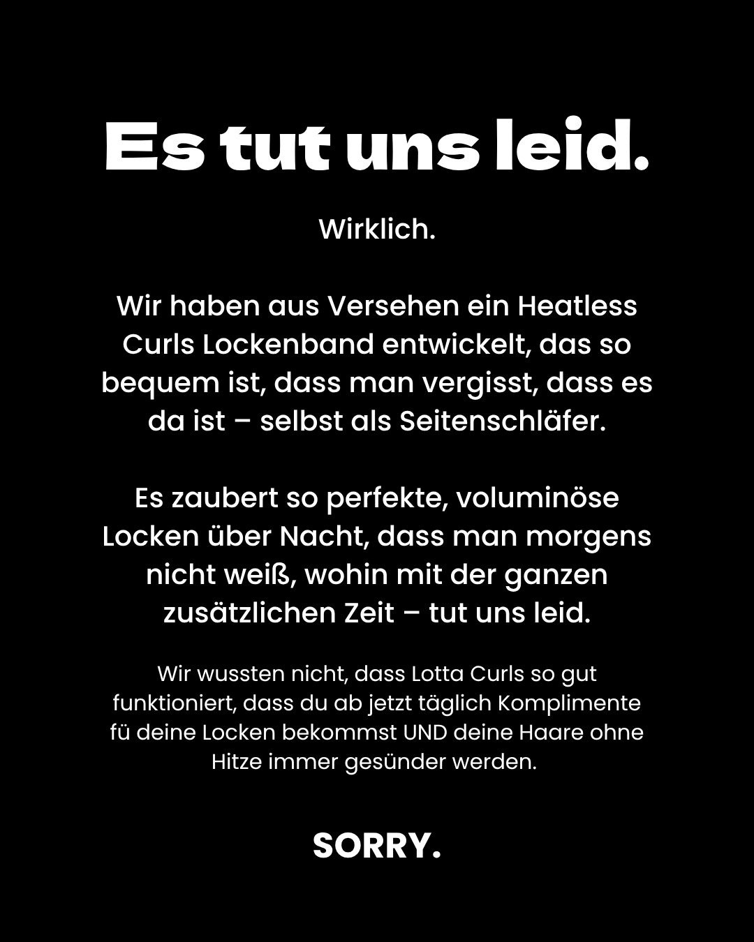 Lotta Curls Facebook ad