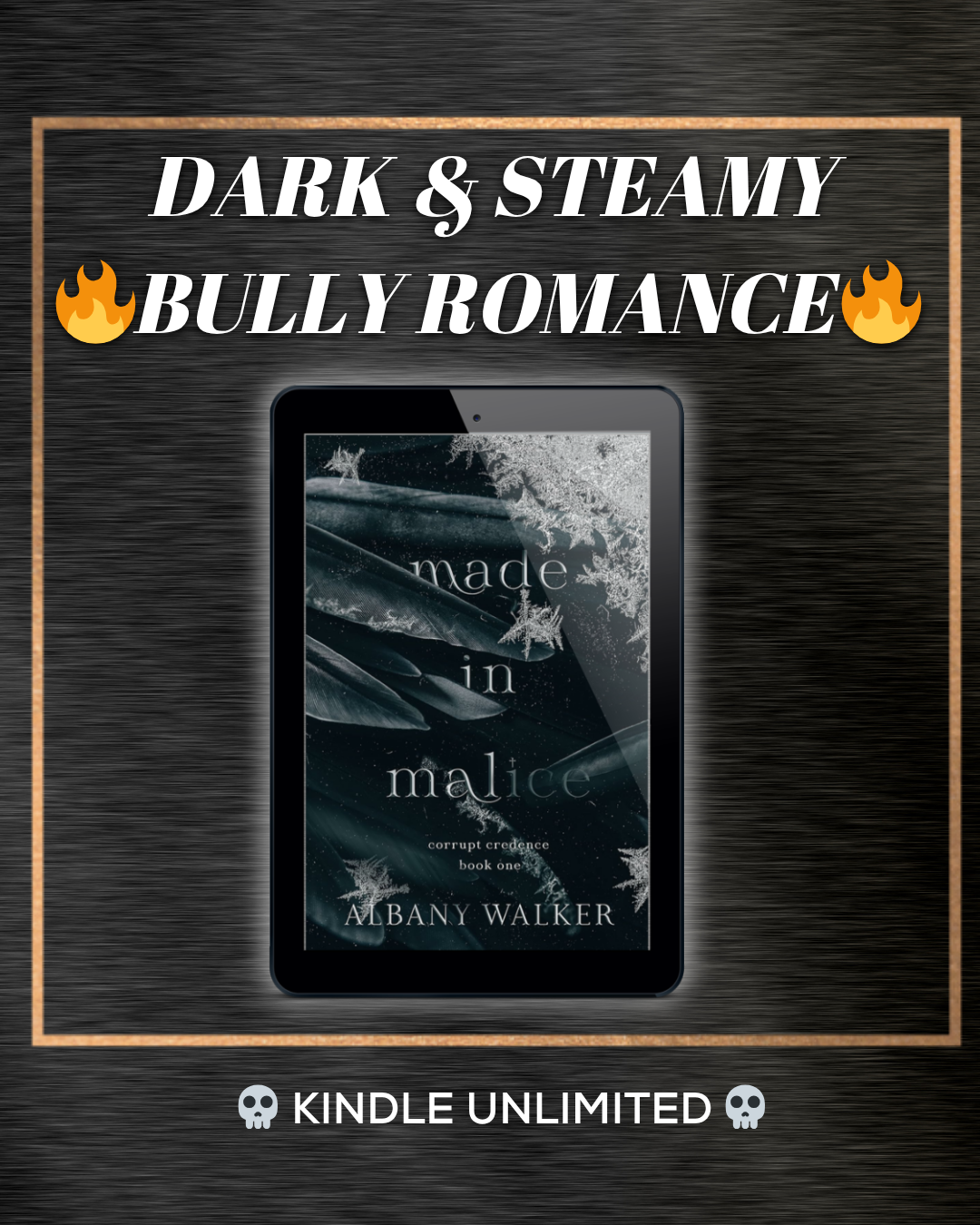 Author Albany Walker Facebook ad