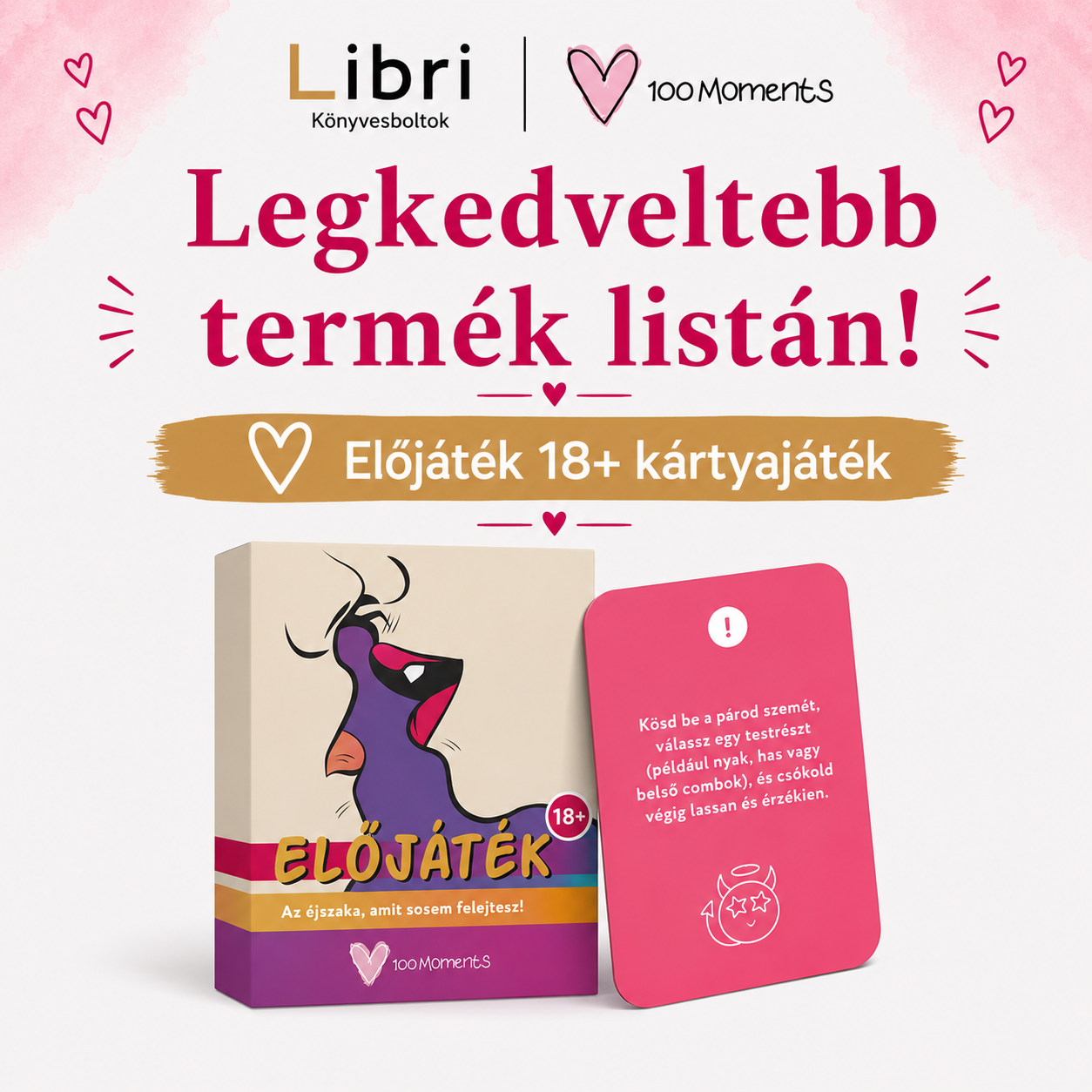 100Moments Facebook ad: Már a Líra és Libri üzletekben is!