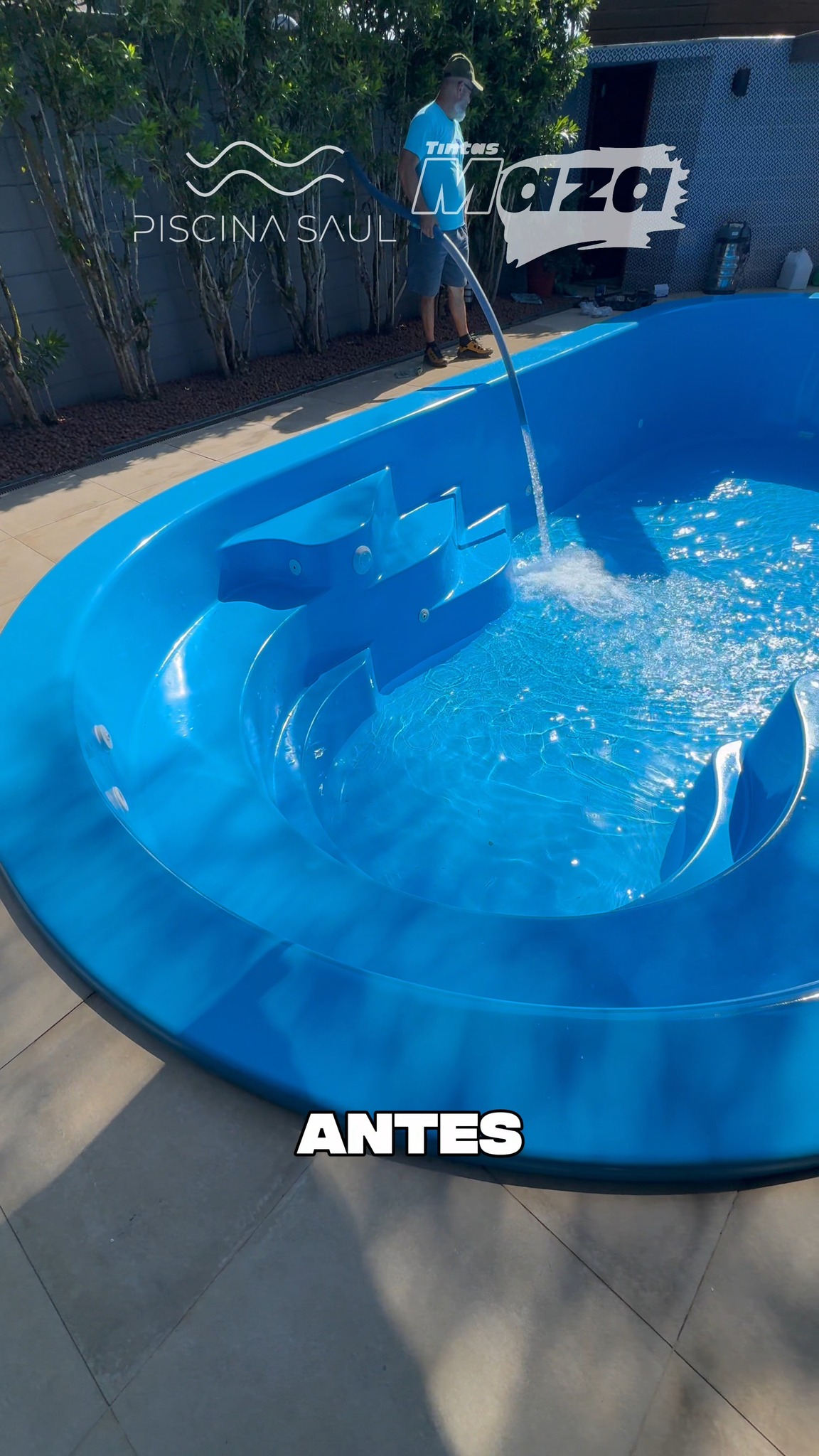 Tintas Maza Facebook ad: Sua piscina precisa de uma nova pintura?