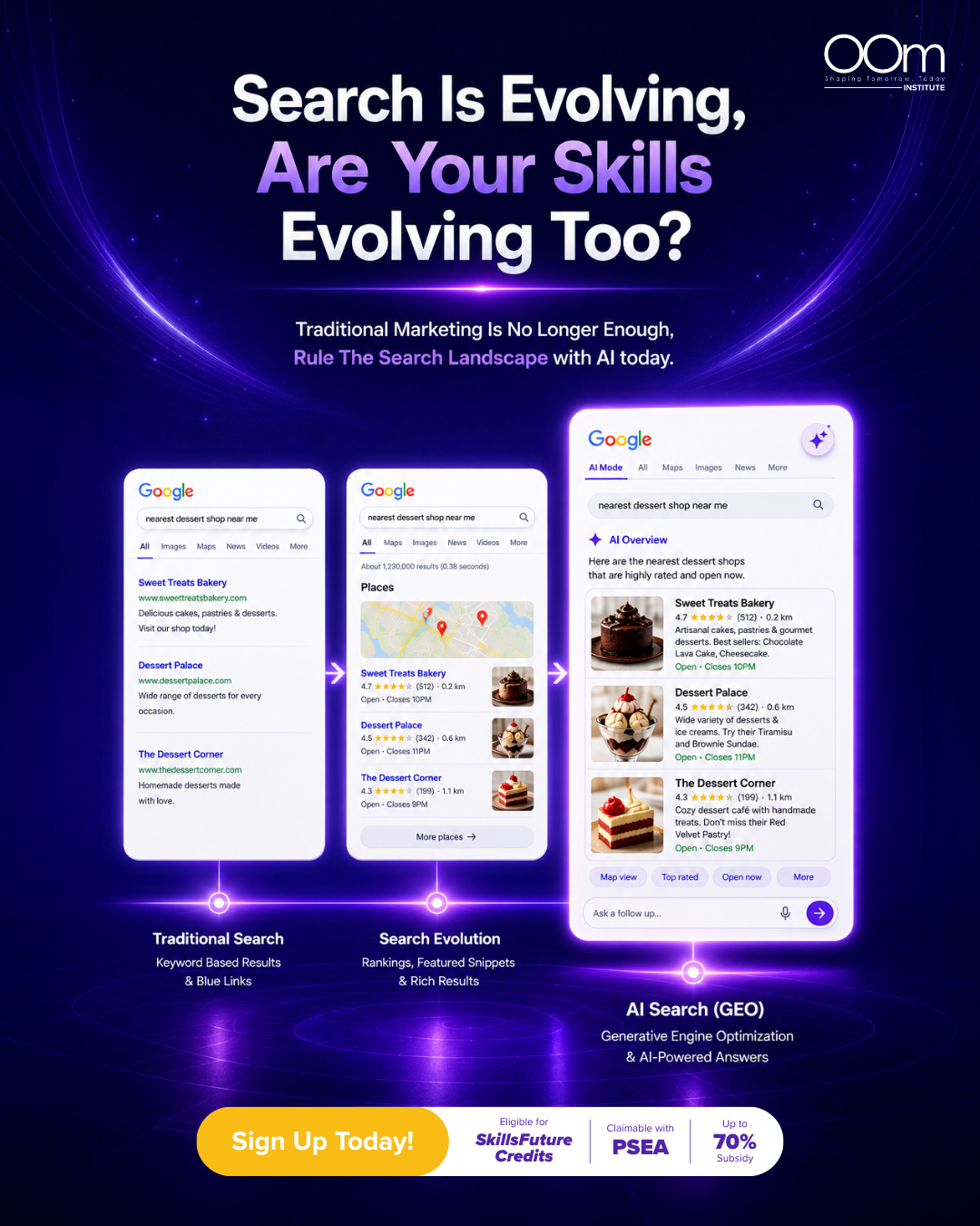 OOm Digital, Tech & AI Institute Facebook ad