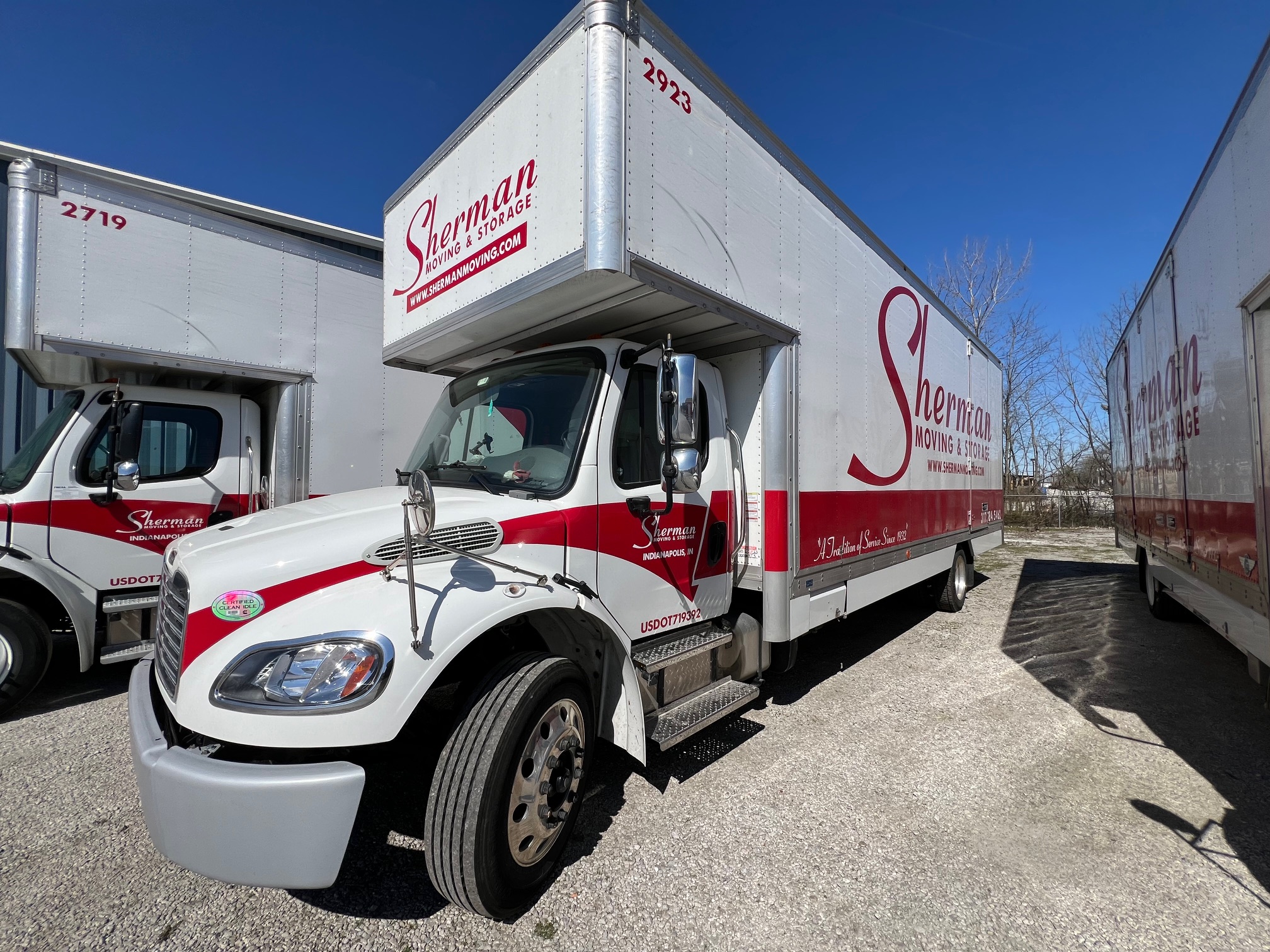 Sherman Moving & Storage Facebook ad from Aug 22, 2025