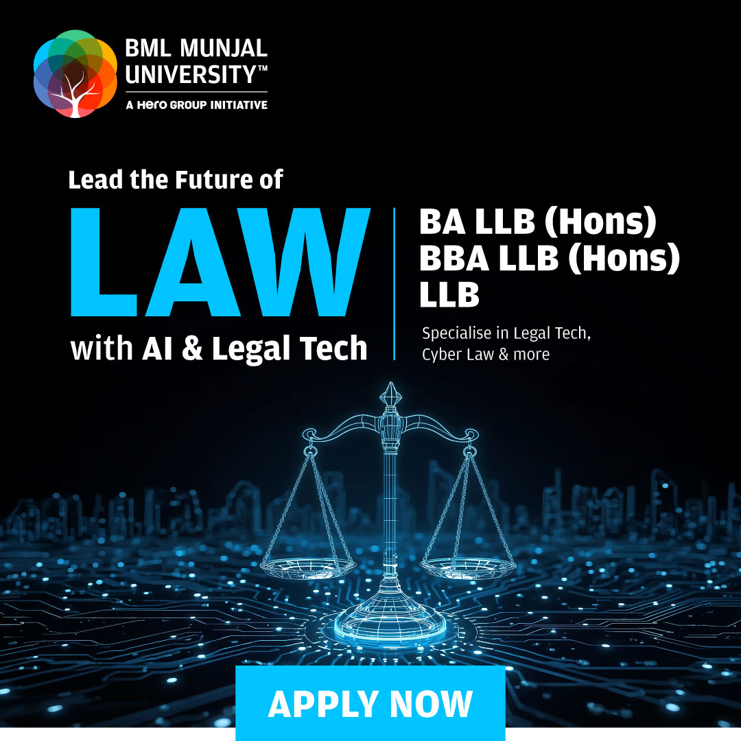 BML Munjal University Facebook ad: Admissions Open 2026