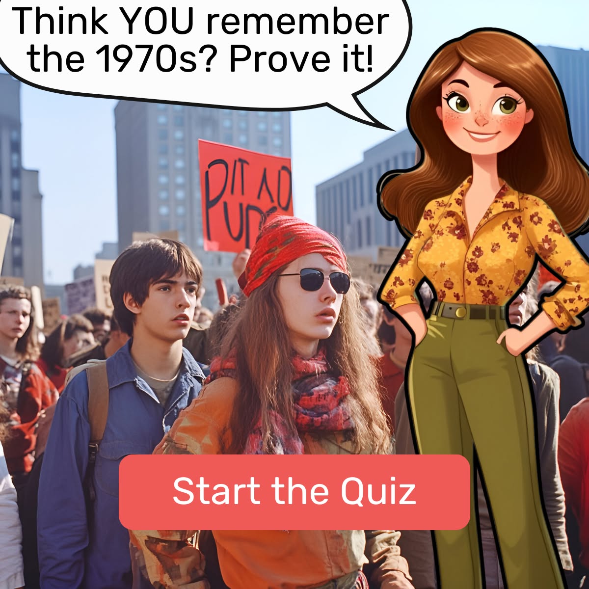 QuizGriz History Facebook ad