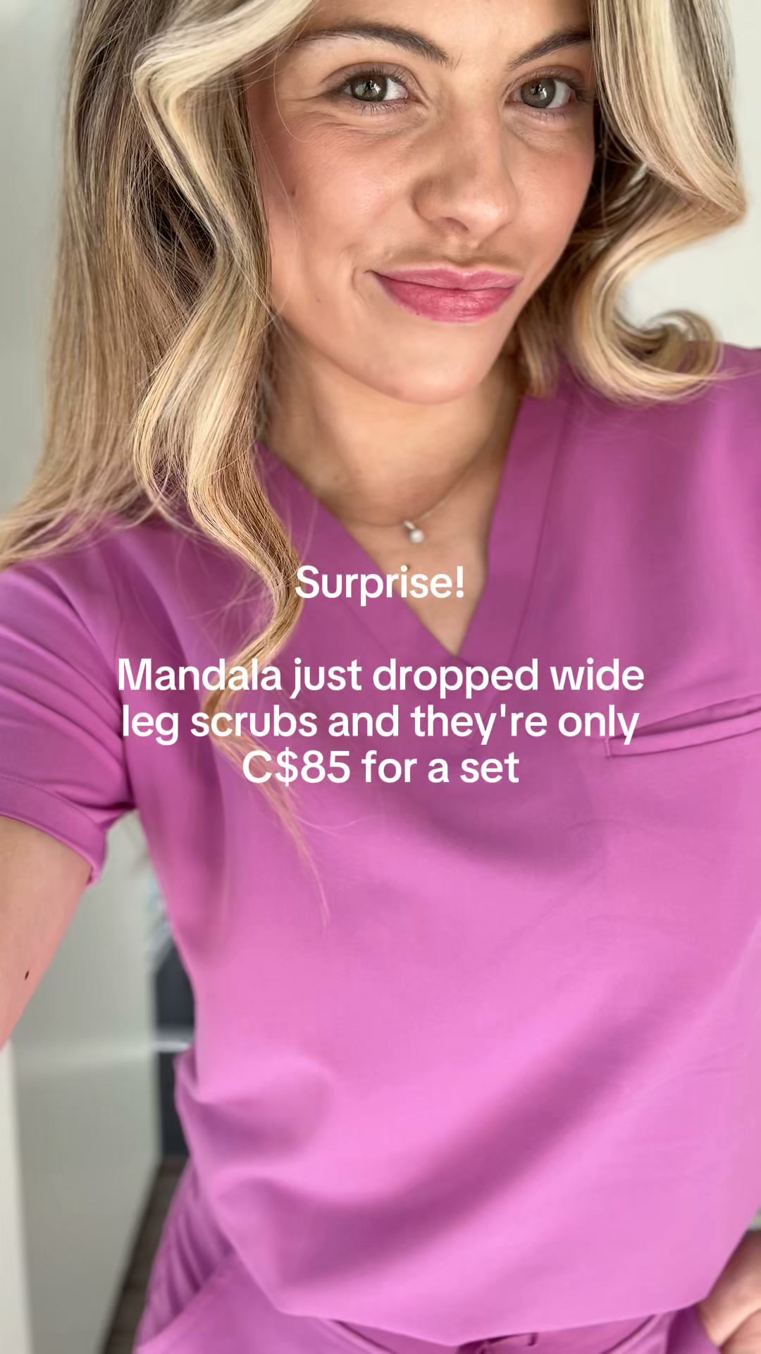 Mandala Scrubs Facebook ad: Stop Overpaying For Scrubs
