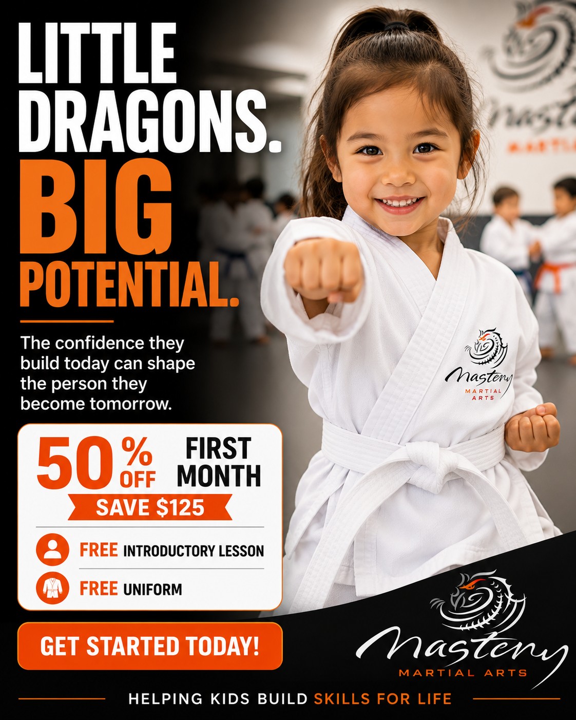 Mastery Martial Arts Facebook ad