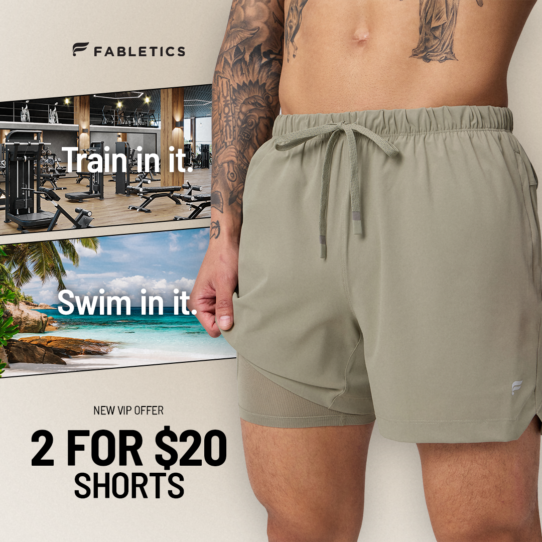 Fabletics Men Facebook ad