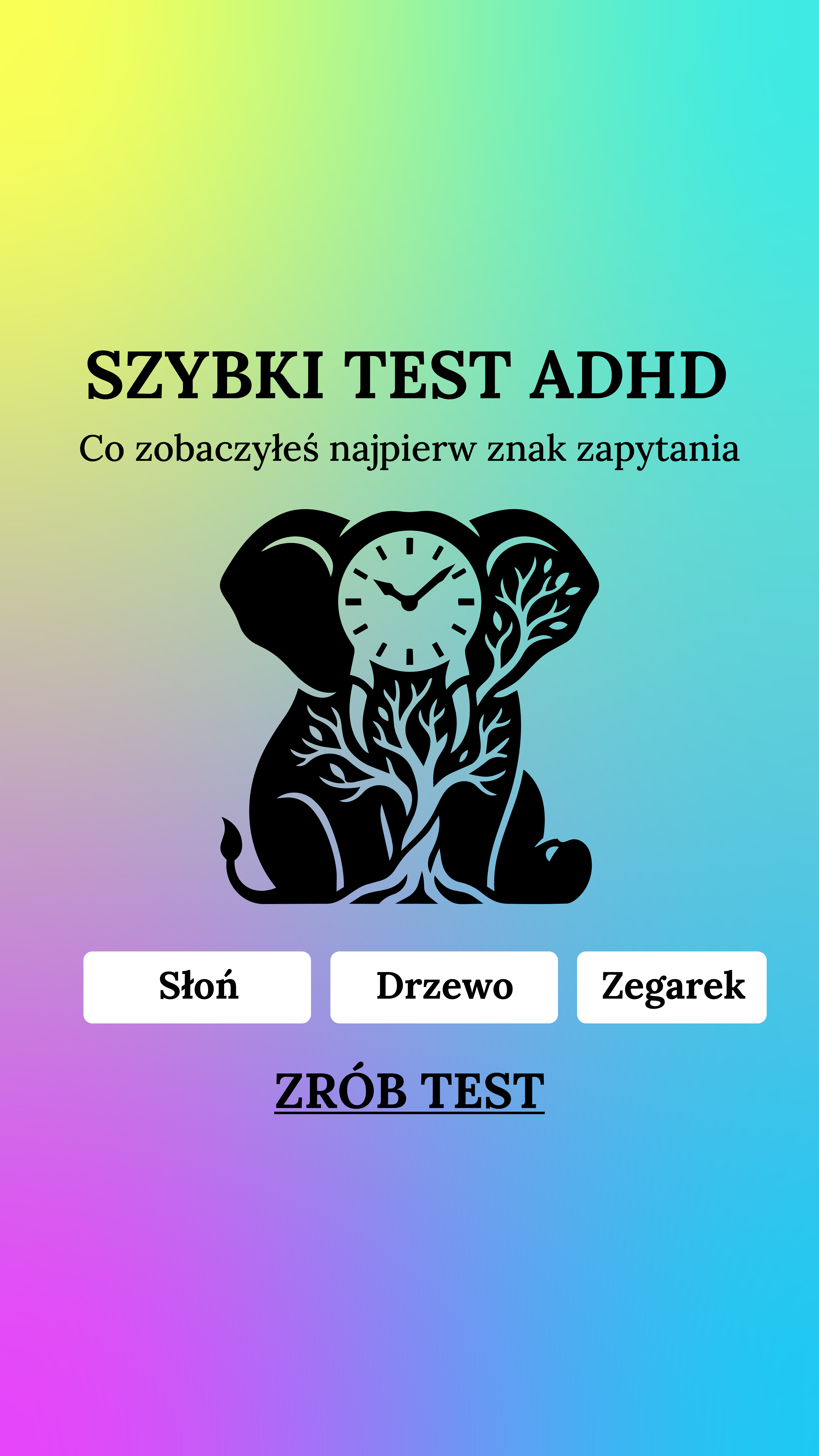 International IQ test Facebook ad