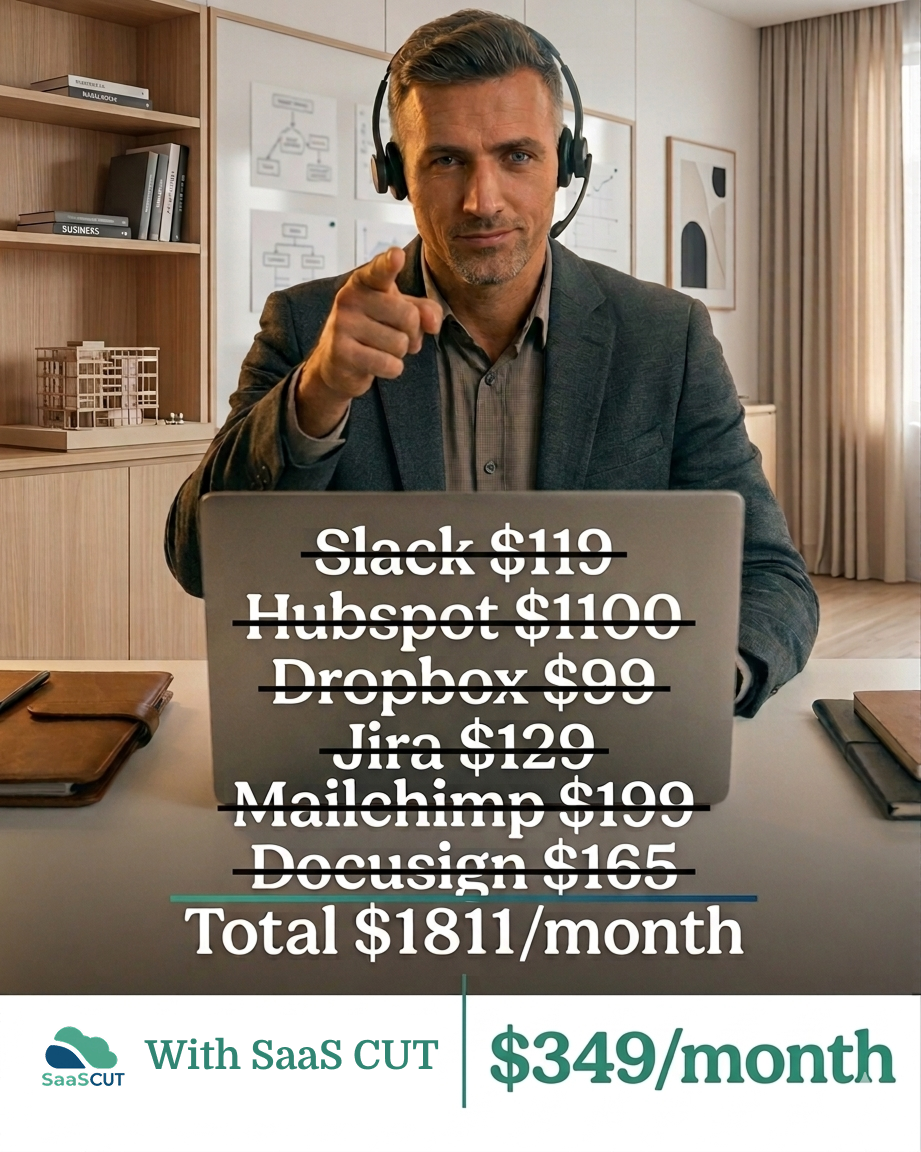 SaaS Cut Facebook ad: Free cost savings estimate