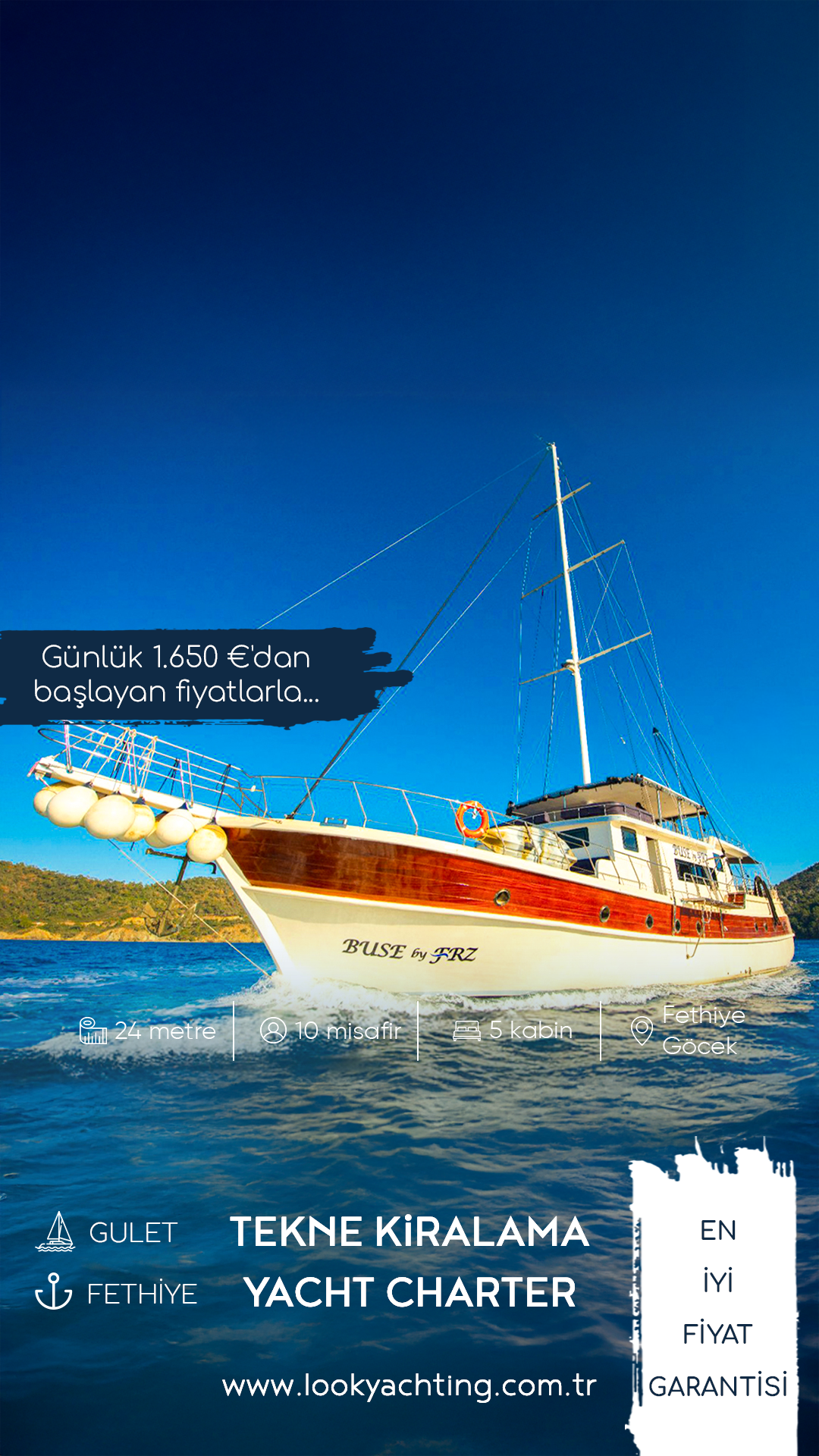 LookYachting Facebook ad