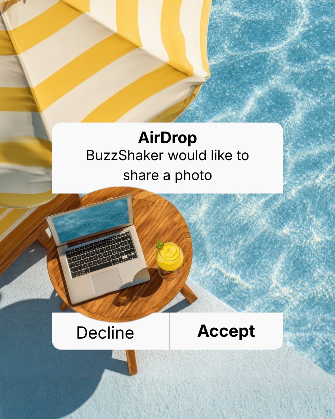BuzzShaker Facebook ad: Σε κάποια requests αξίζει να πατήσεις Accept.
