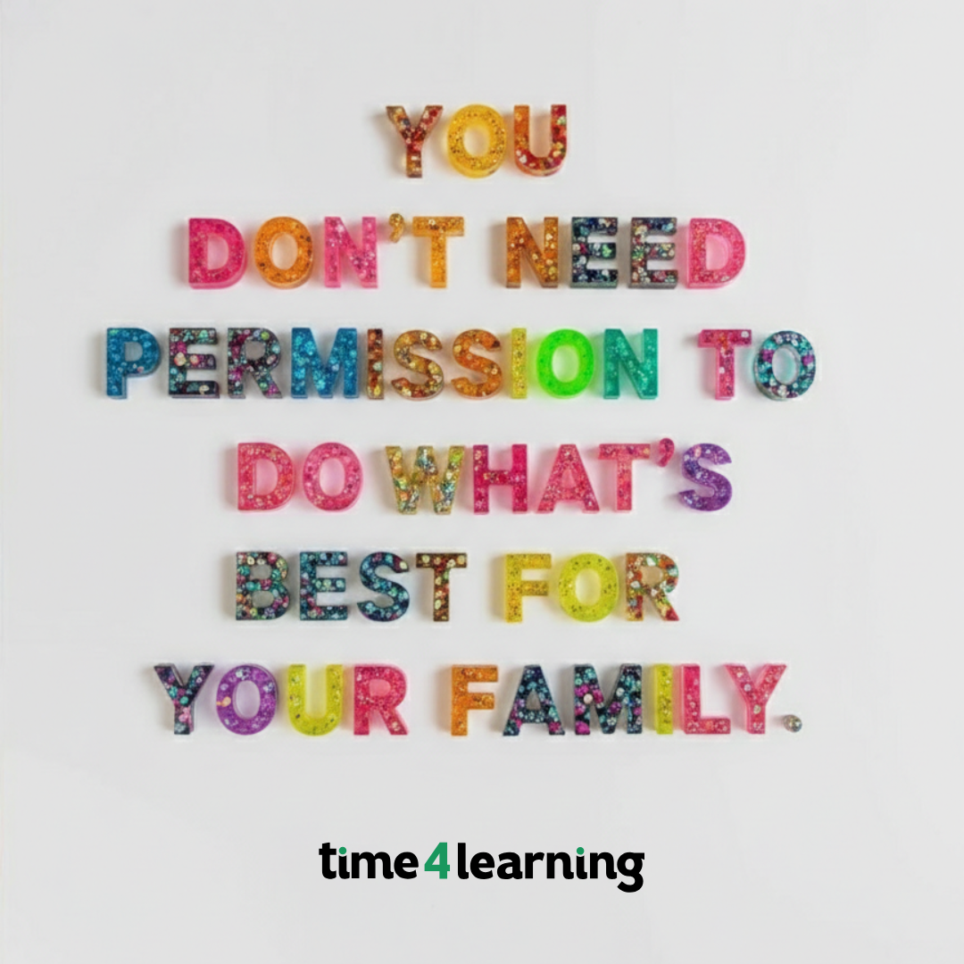 Time4Learning Facebook ad: Homeschooling Without the Hassle