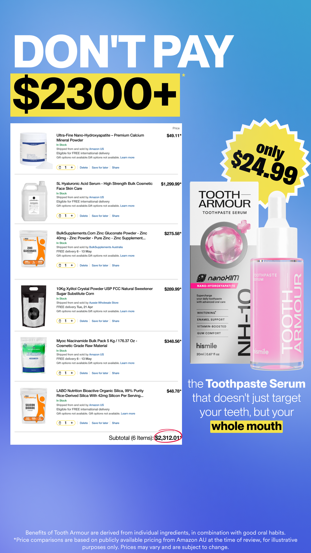 Hismile Facebook ad