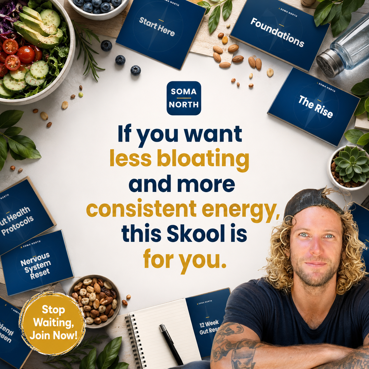Skool Facebook ad