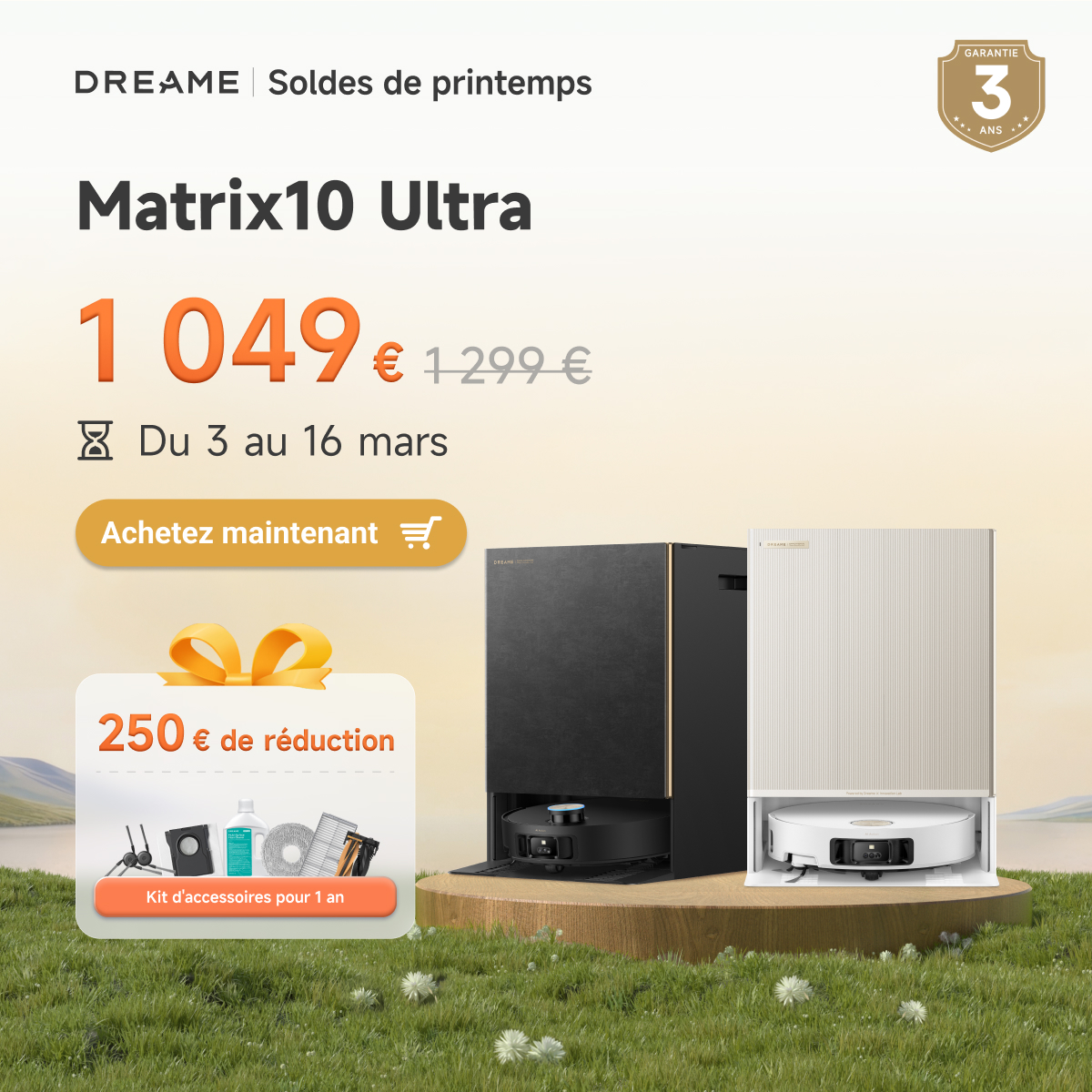 Dreame France Facebook ad