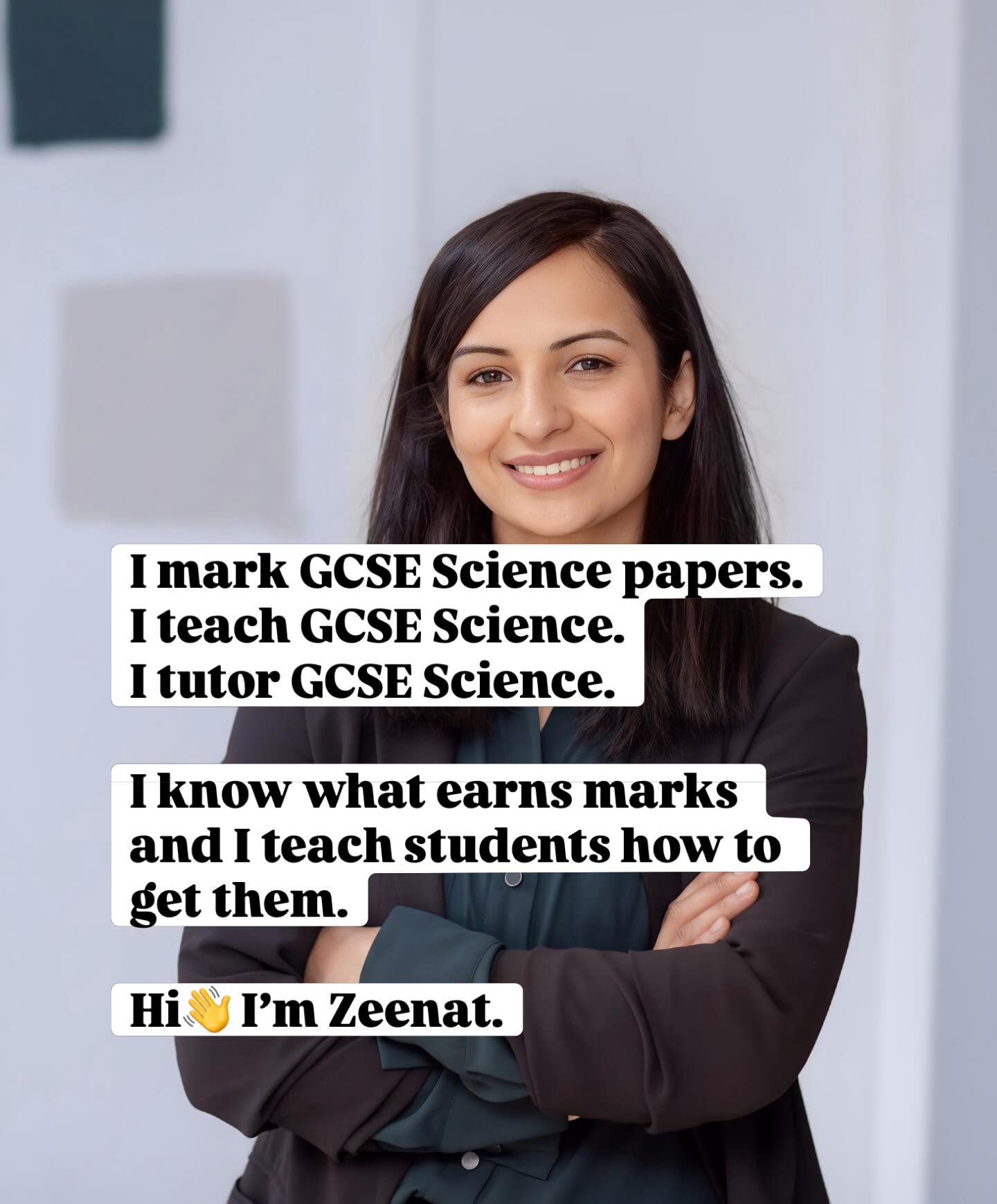 The Science Coach Facebook ad: Hi I’m Zeenat, the founder of The Science…