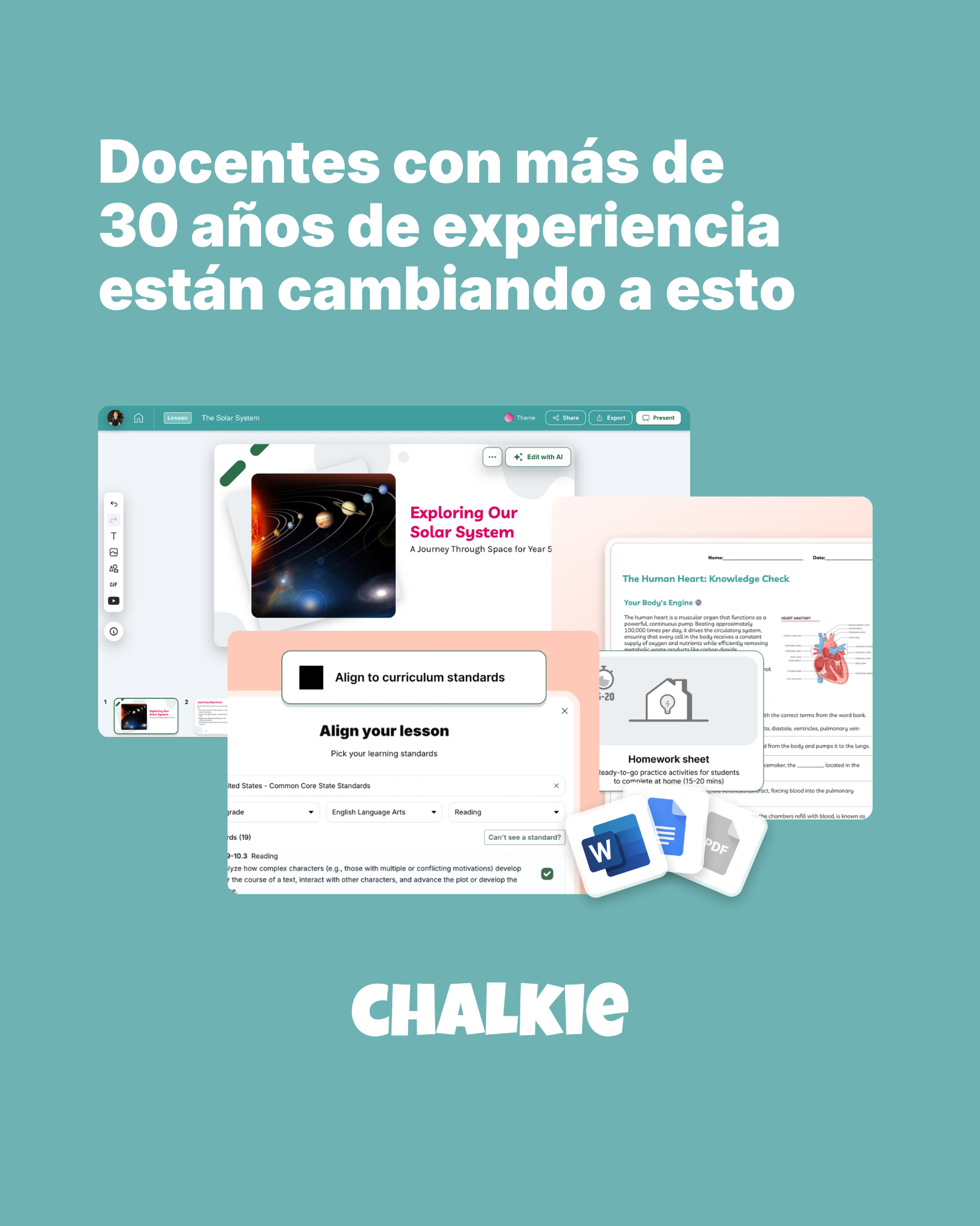 Chalkie AI Facebook ad