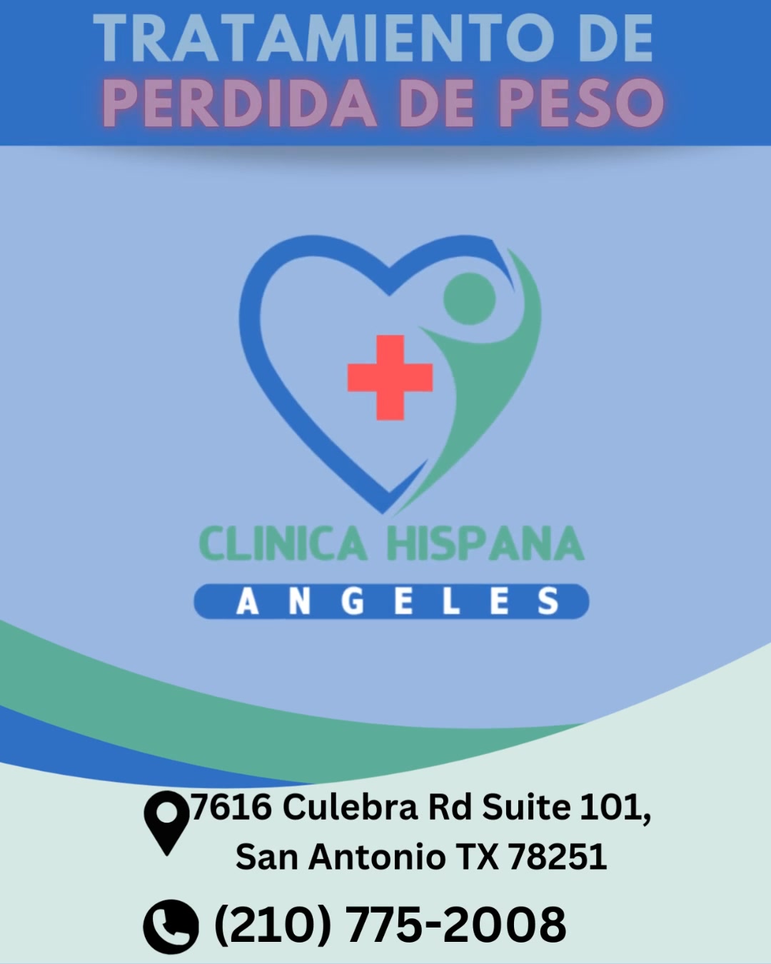 Clinica Hispana Angeles Facebook ad: Tratamiento de perdida de peso por solo $245…