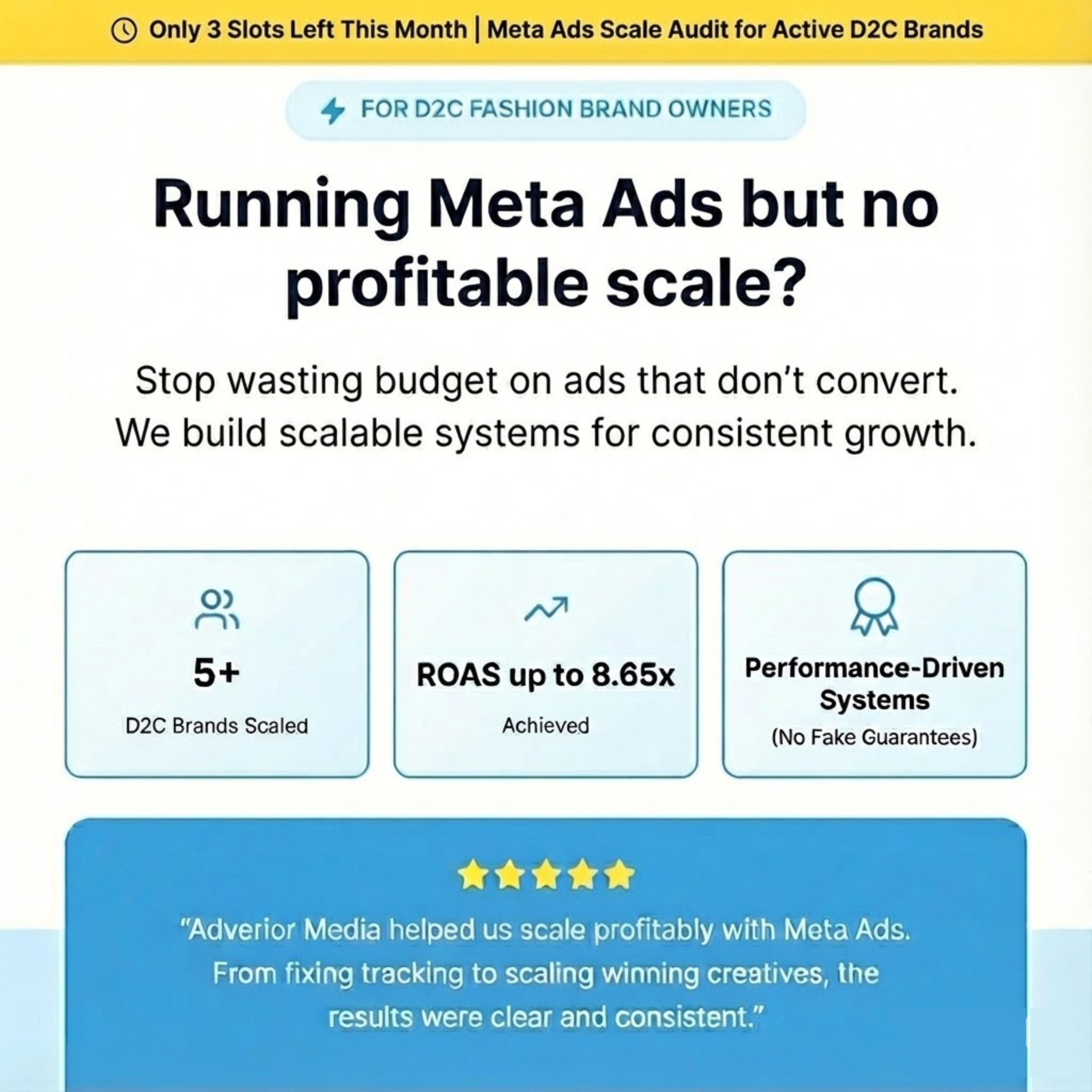 Adverior Facebook ad
