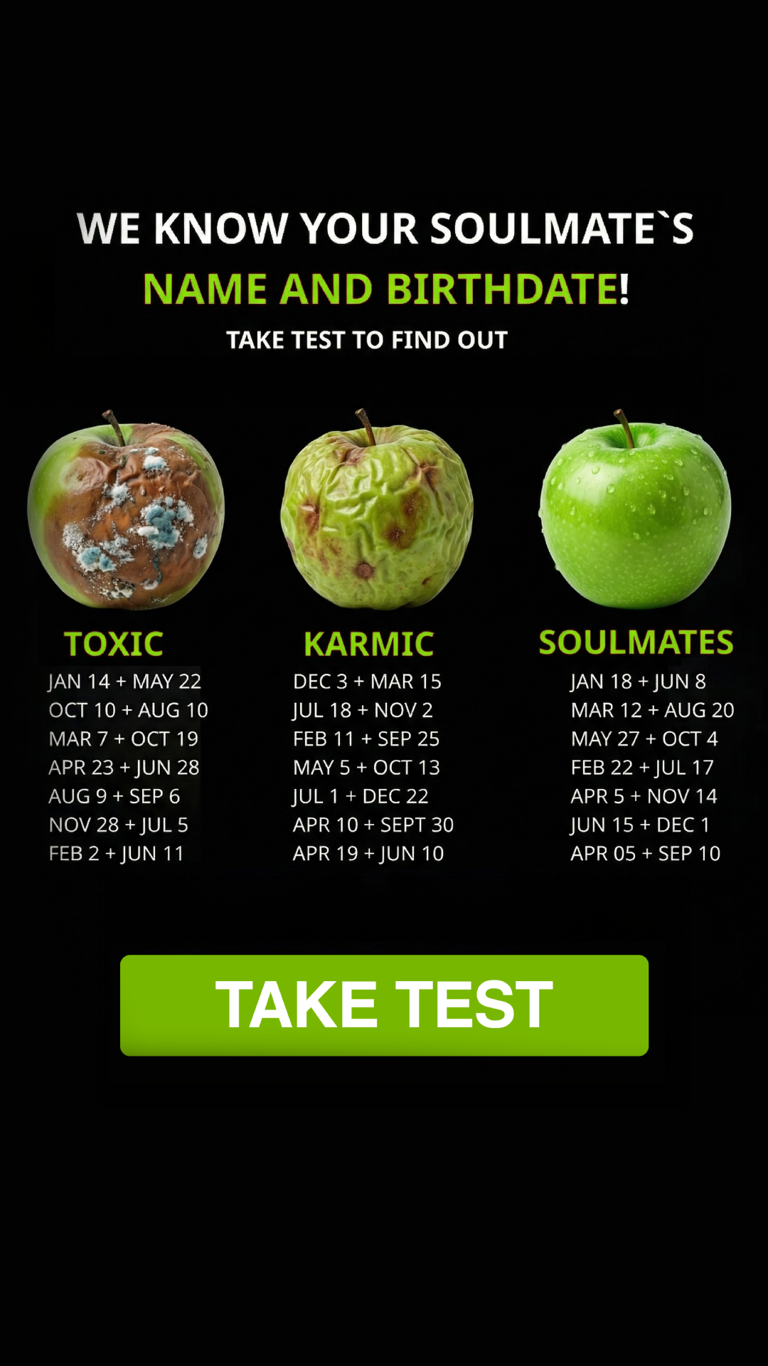 Hint: Reveal Your Soulmate Match Facebook ad
