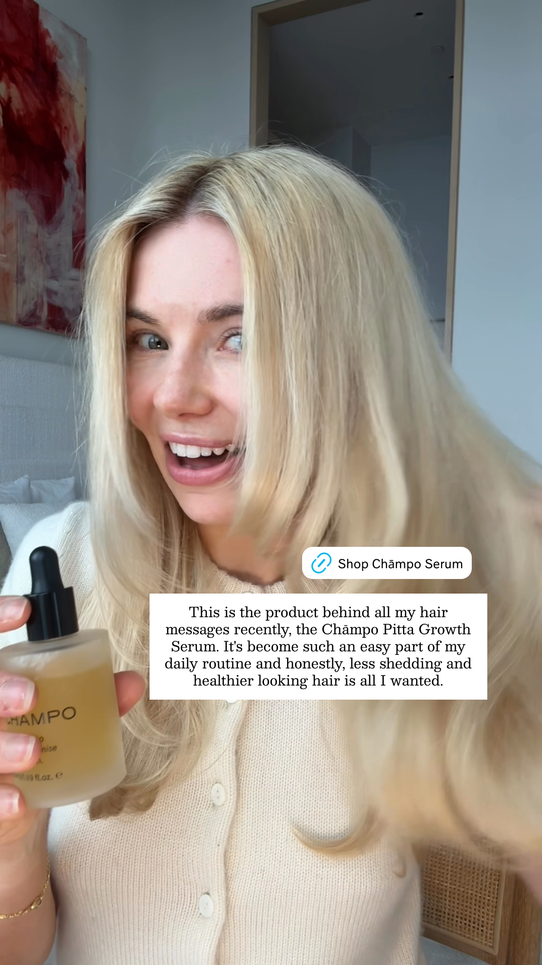 Chāmpo Haircare Facebook ad