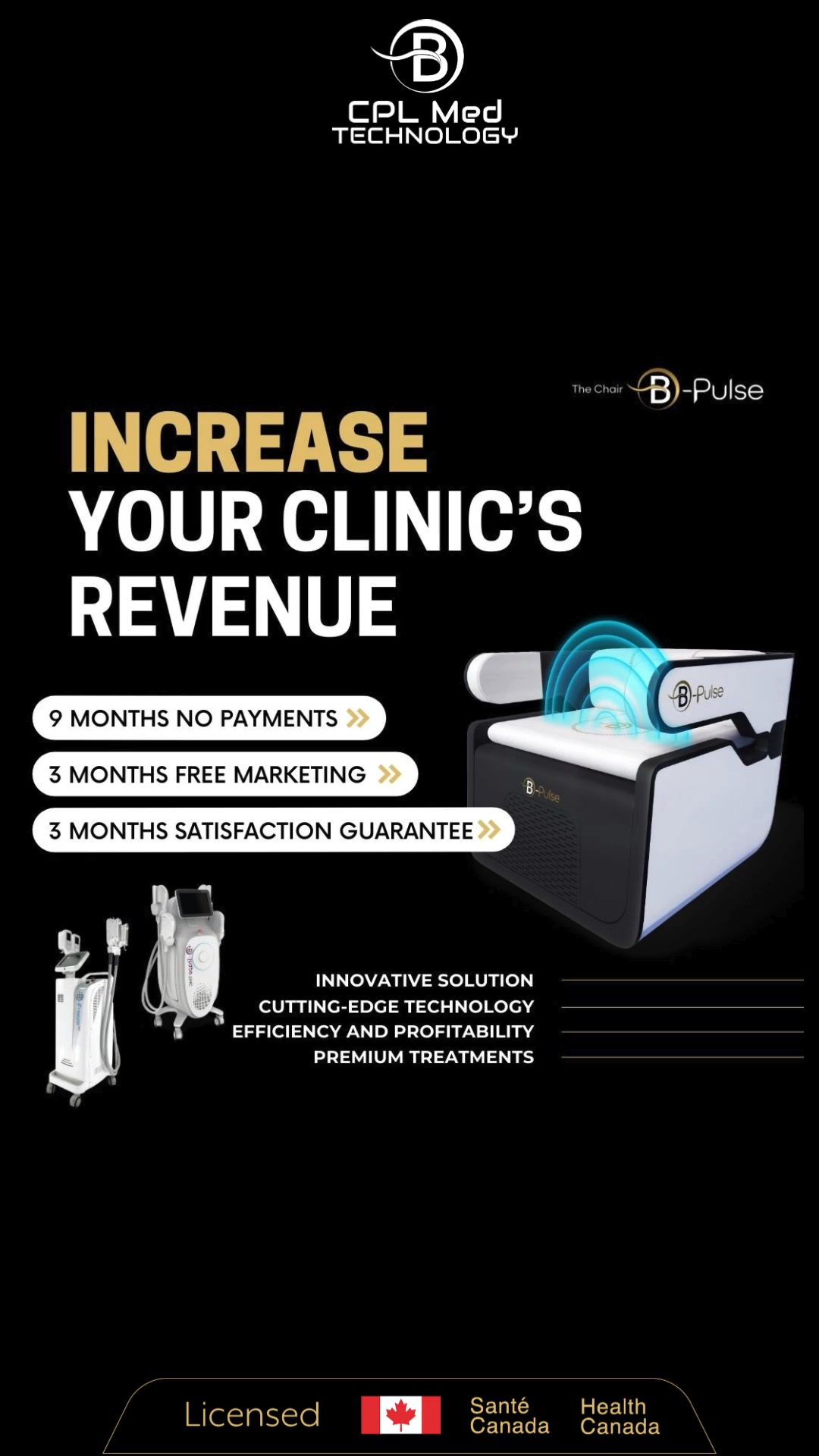 B-Pulse Chair Facebook ad: Unlock $350k Revenue Potential