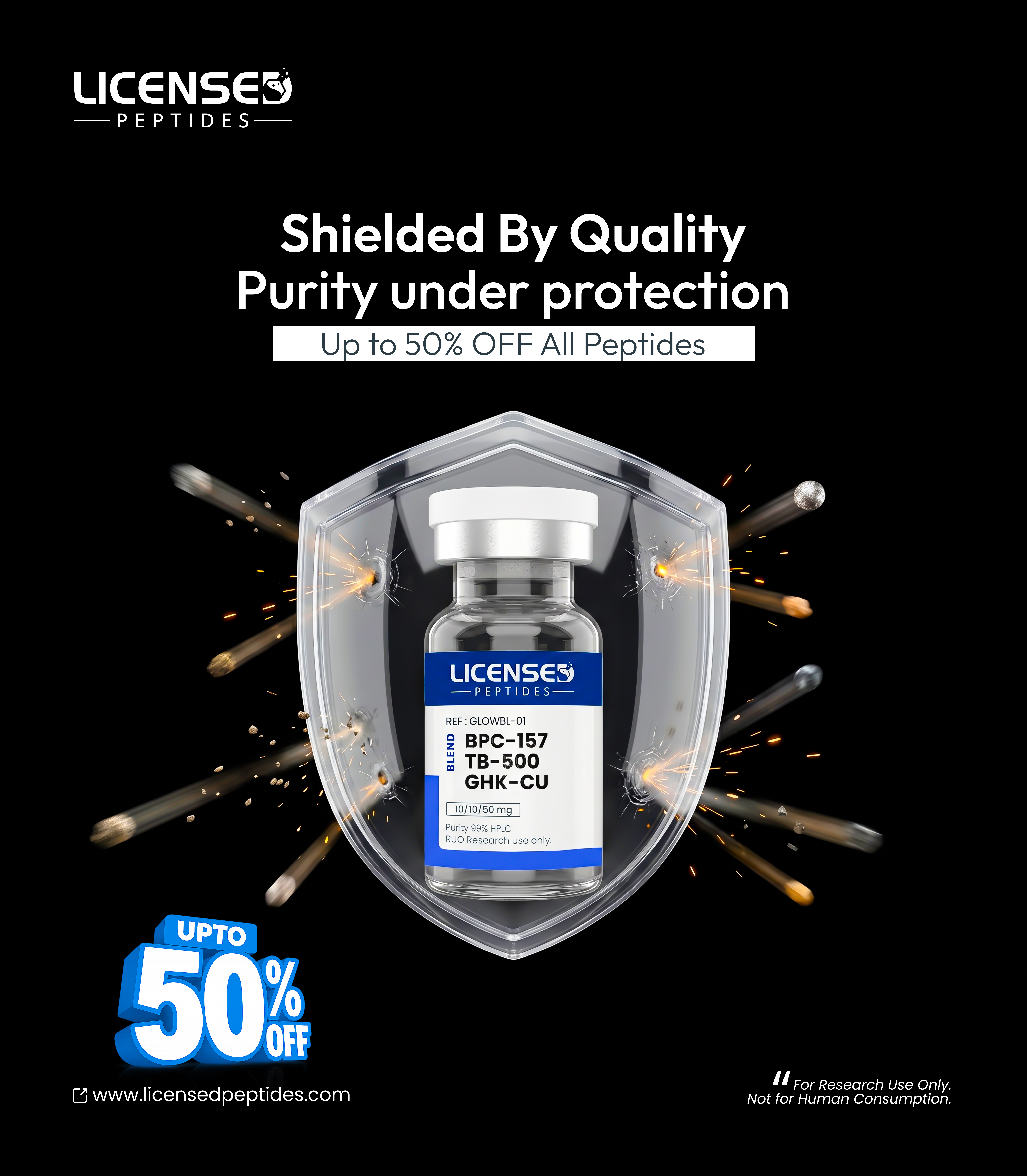 Licensed Peptides Facebook ad