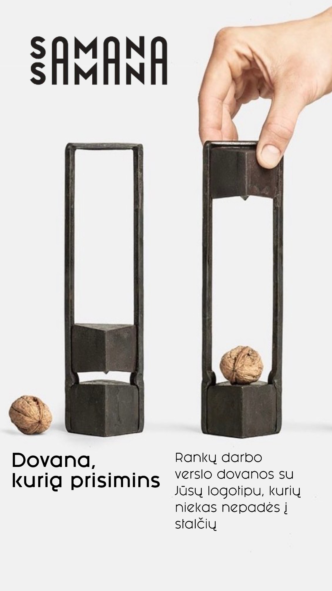 Samanasamana.lt Facebook ad: Dovanos partneriams ar komandai
