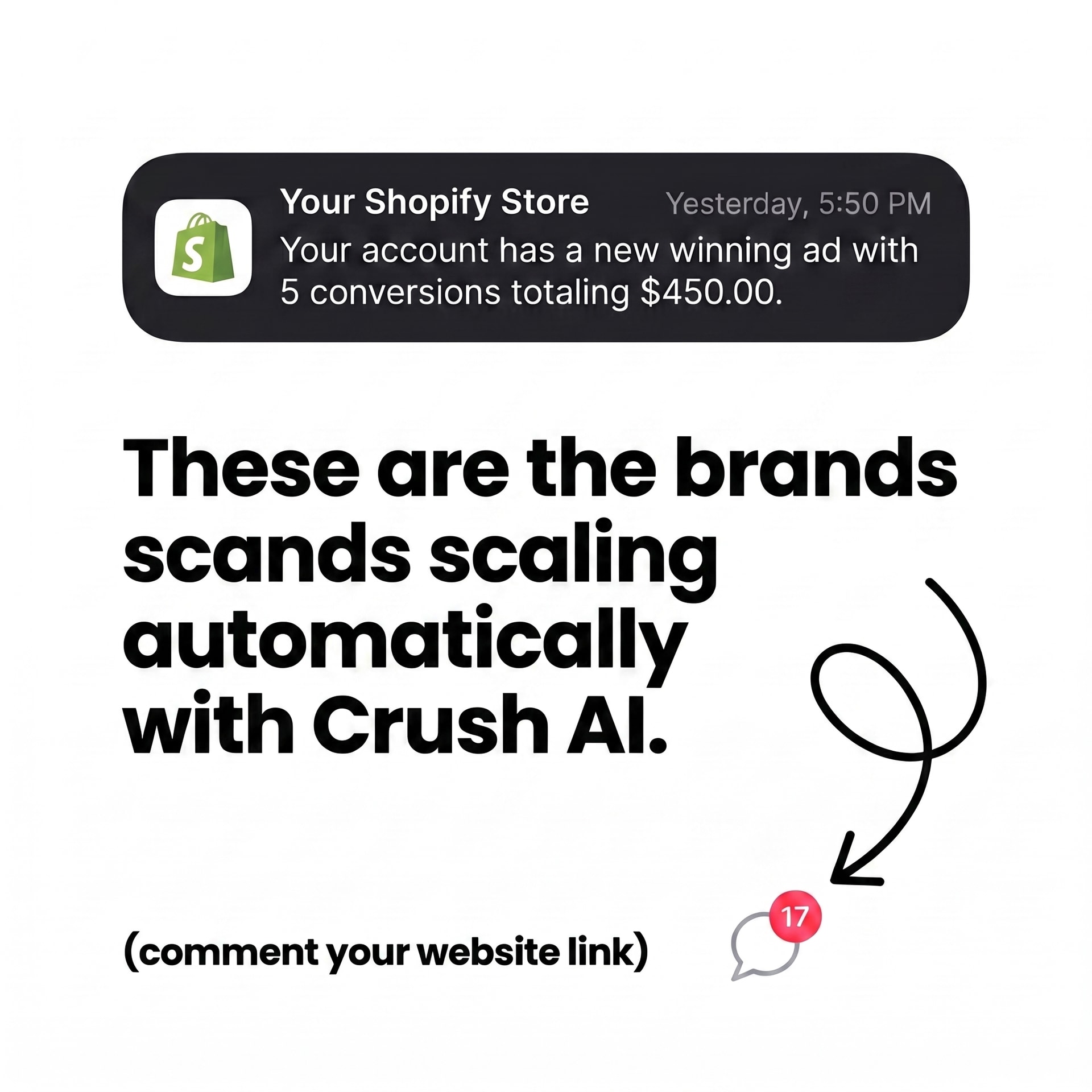 trycrush.ai Facebook ad
