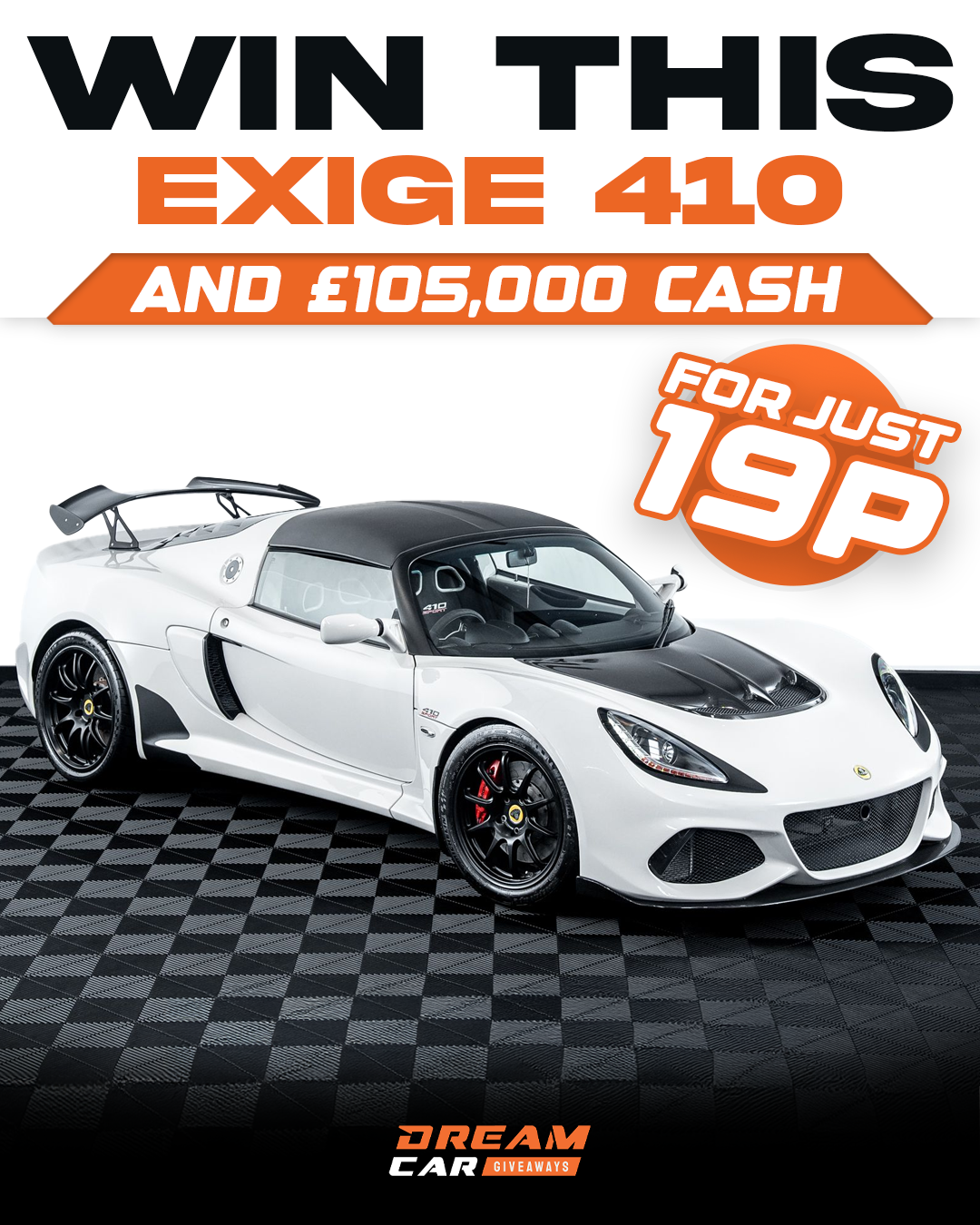 Dream Car Giveaways Facebook ad