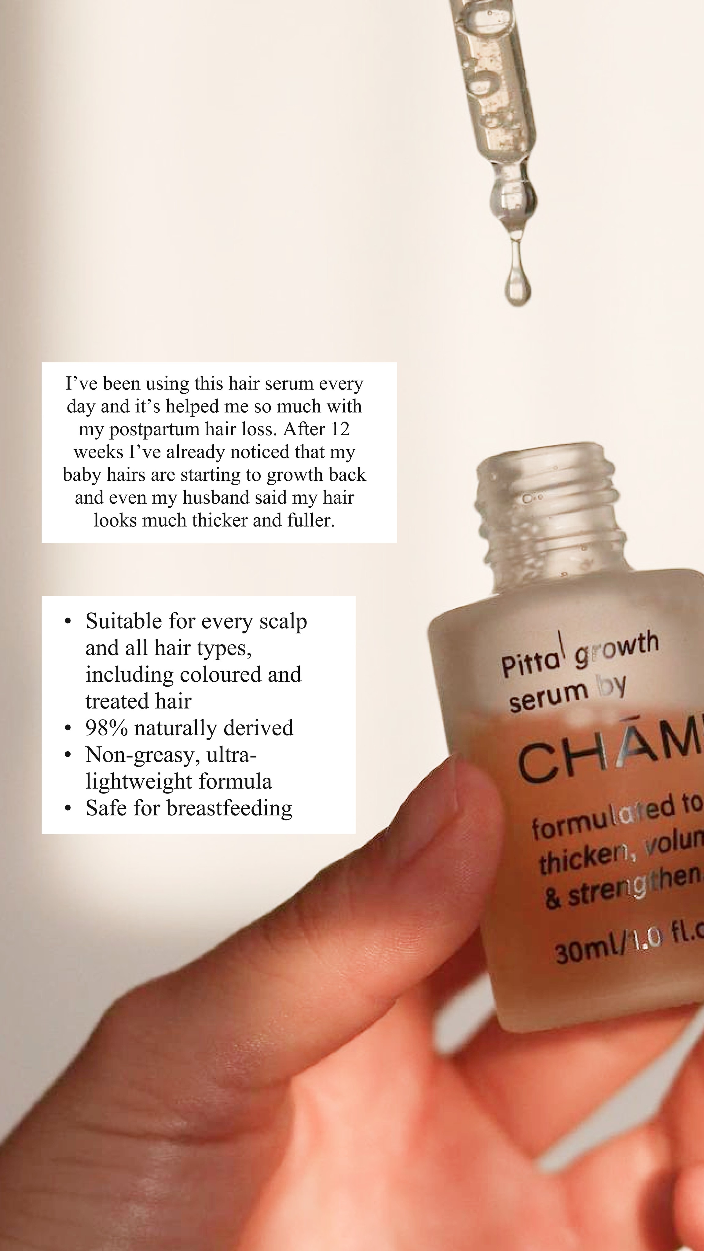Chāmpo Haircare Facebook ad