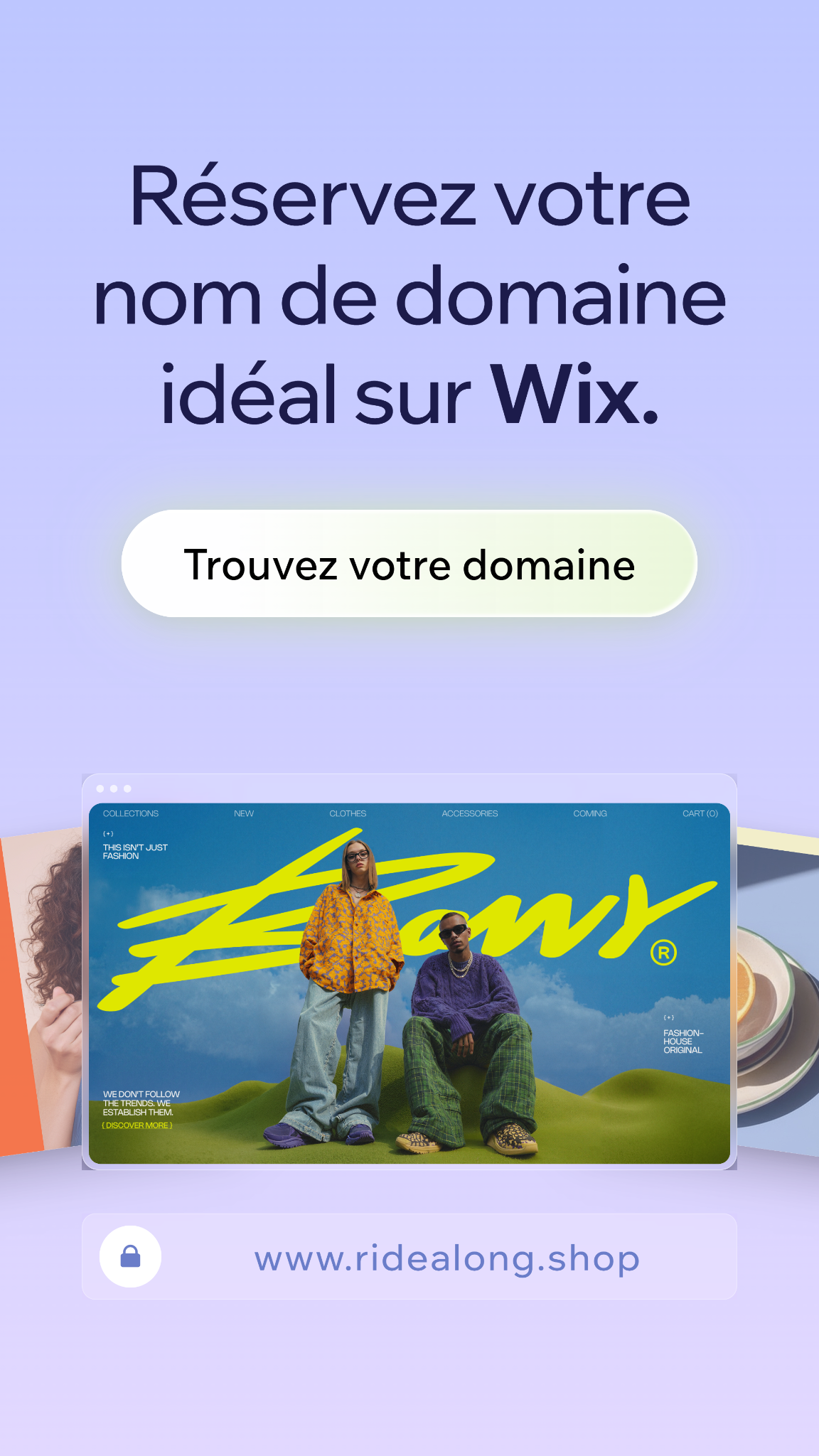 Wix Facebook ad